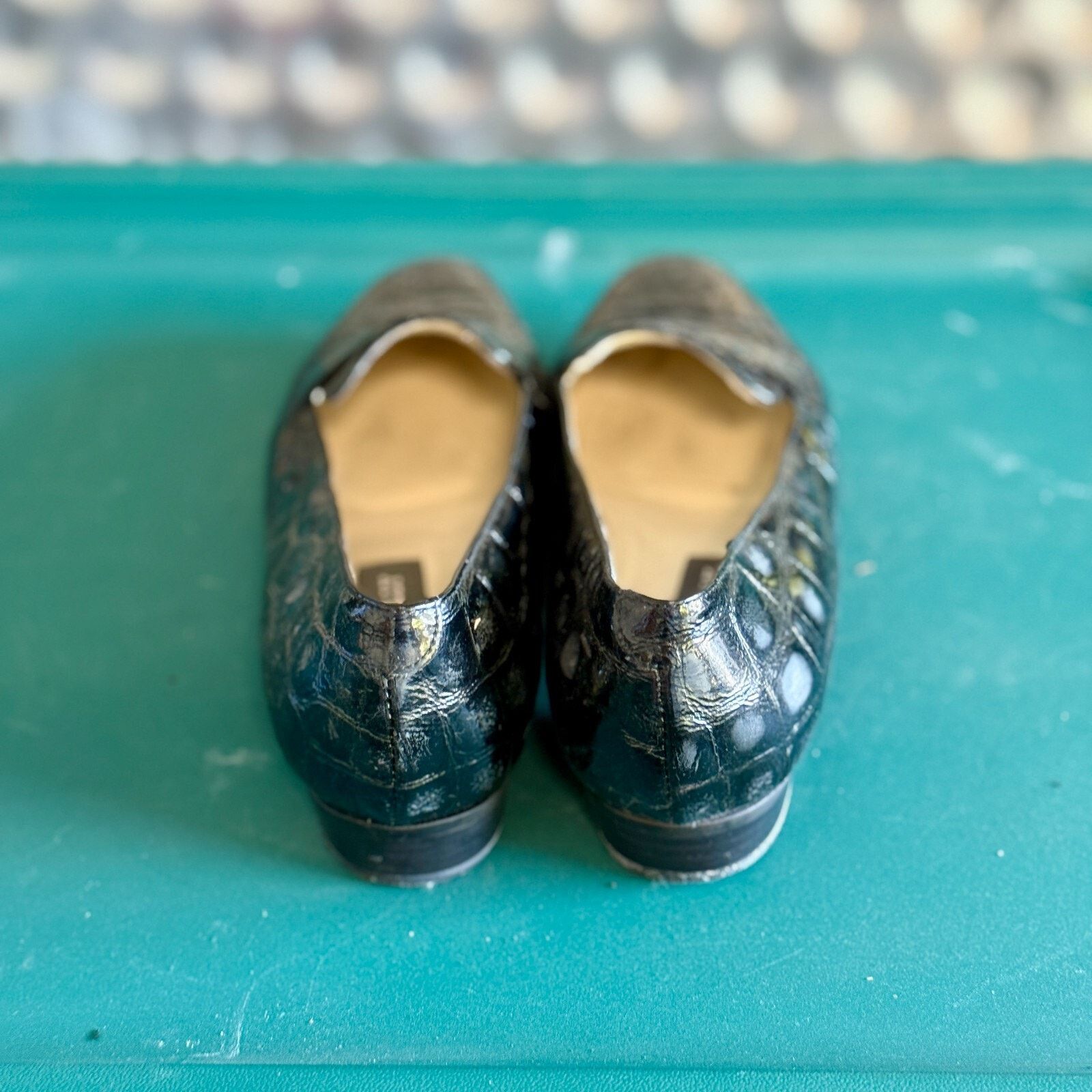 Bally 6.5 Bally Flats Black Penny Loafers Genuine Alligator Size US 6.5 / IT 36.5 - 5 Thumbnail