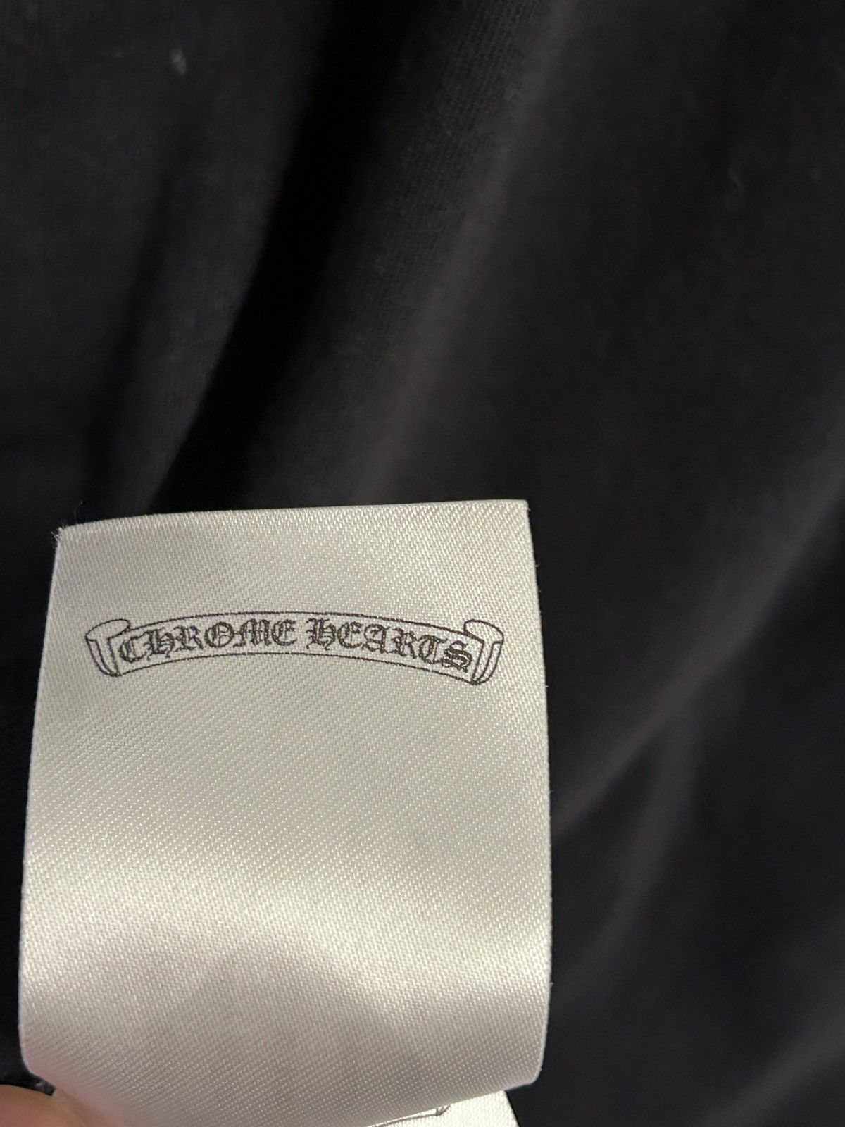 Chrome Hearts Chrome Hearts Scroll ShoulderLogo Pocket T-Shirt - Black S Size S / US 4 / IT 40 - 7 Thumbnail