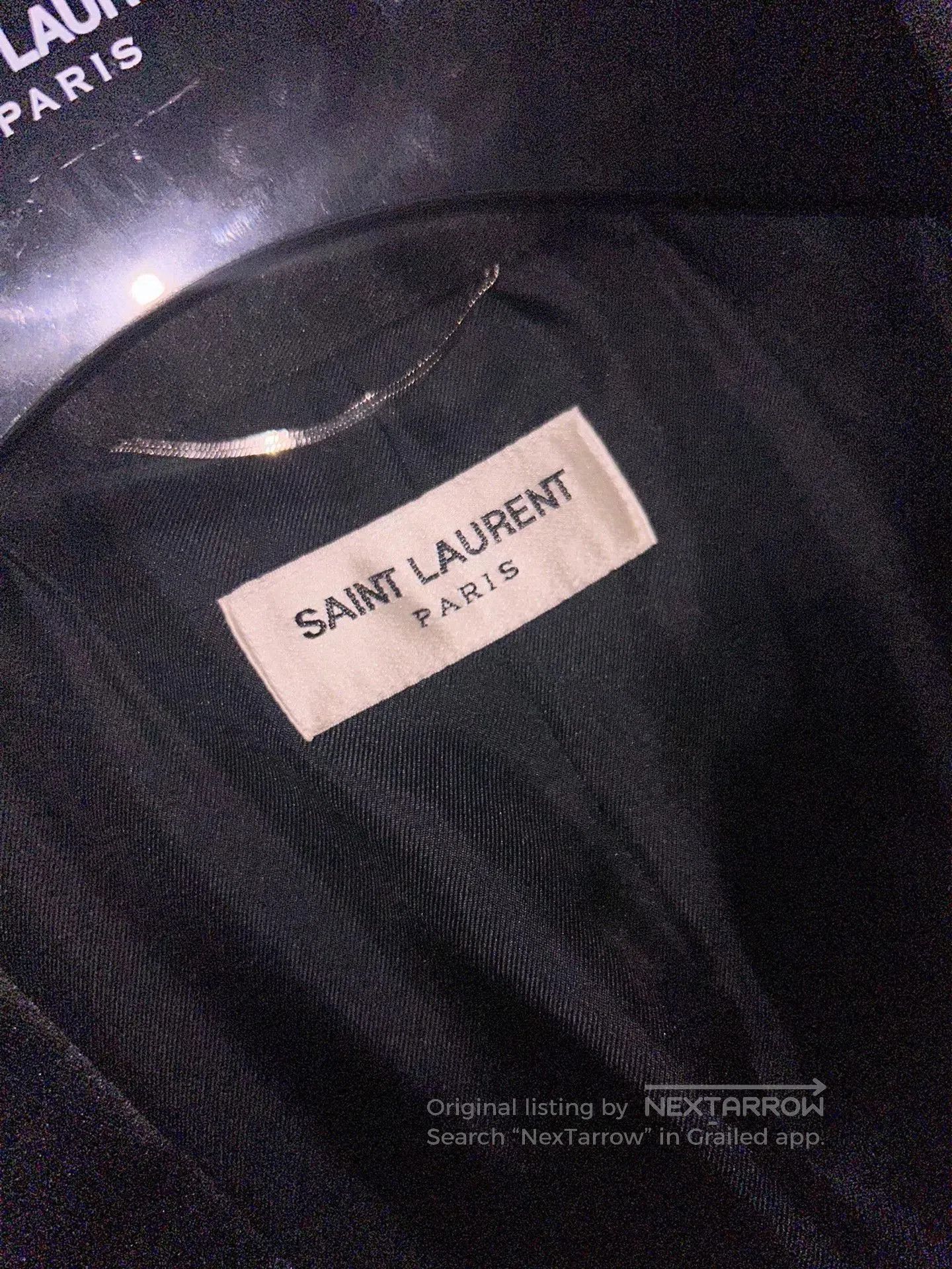 Saint Laurent Paris metallic gold sequin blazer jacket. Size US XL / EU 56 / 4 - 3 Thumbnail