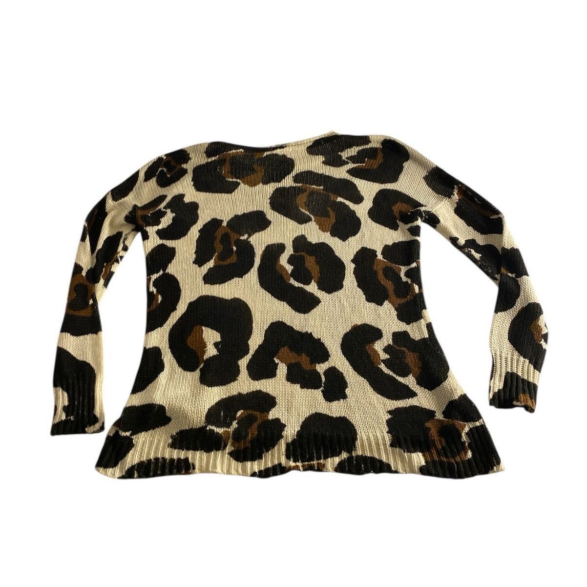 Other Boho Leopard Print Knit Pullover Sweater Mumu Mellow M Size M / US 6-8 / IT 42-44 - 6 Thumbnail