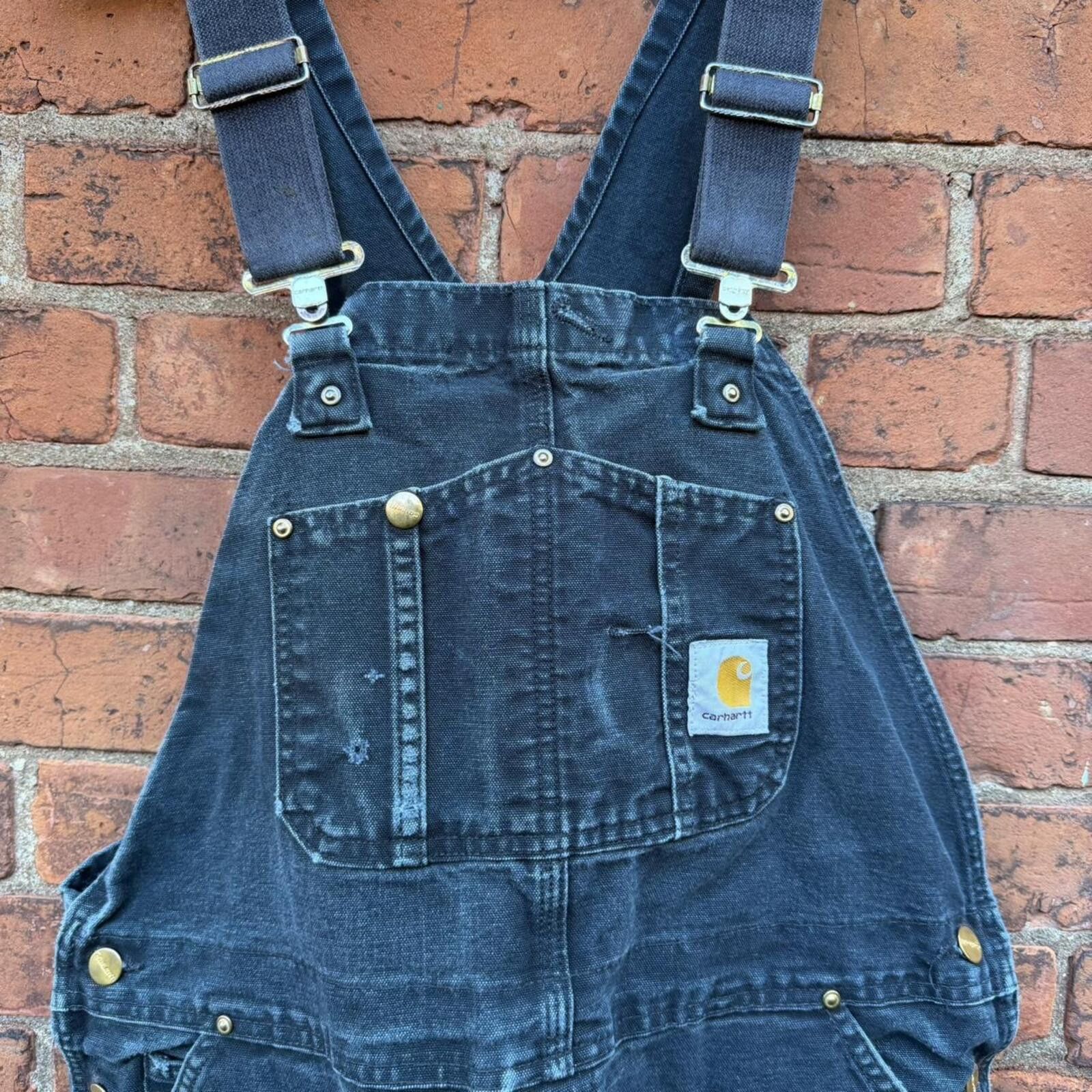 Carhartt vintage carhartt double knee overalls 00s 40x30 Size US 40 / EU 56 - 8 Thumbnail