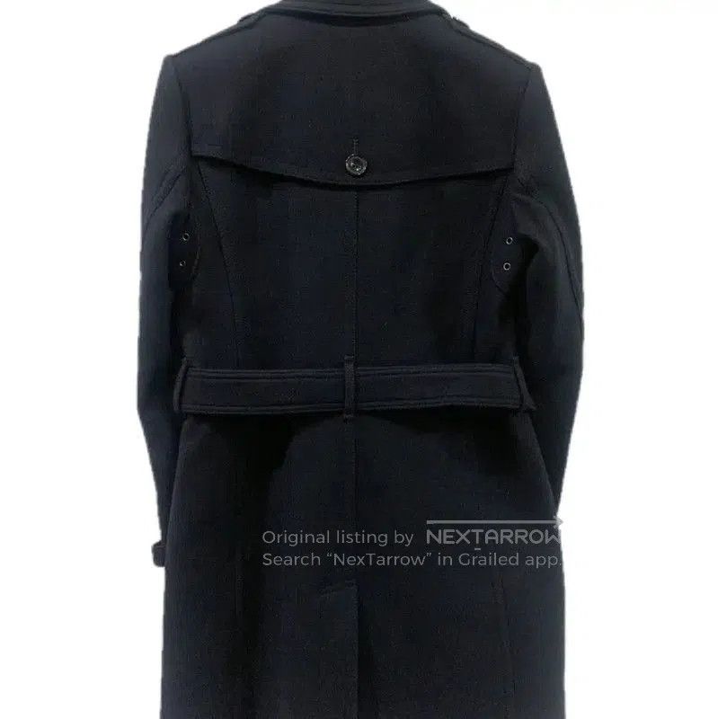 Burberry Burberry Black Wool Women's Trench Coat. Size XS / US 0-2 / IT 36-38 - 2 Thumbnail