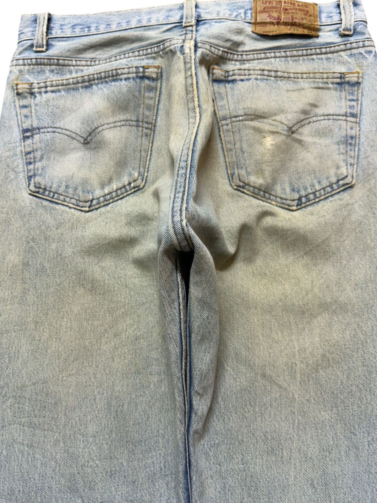 Levi's Vintage Clothing Vintage Levi’s 501 Faded Mudwash Ripped Distressed Denim Size US 31 - 4 Thumbnail