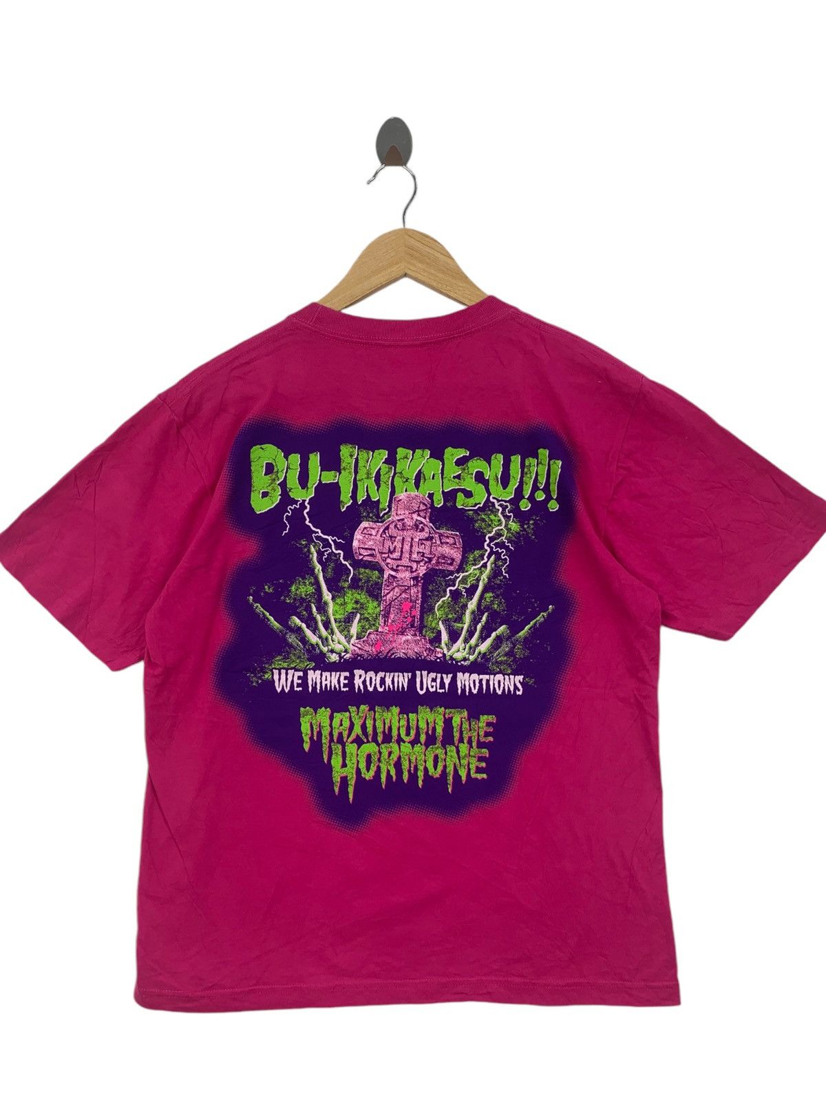 Designer MAXIMUM THE HORMONE Rockimpo Japan Band Tee Shirt Top Punk Size M / US 6-8 / IT 42-44 - 5 Thumbnail