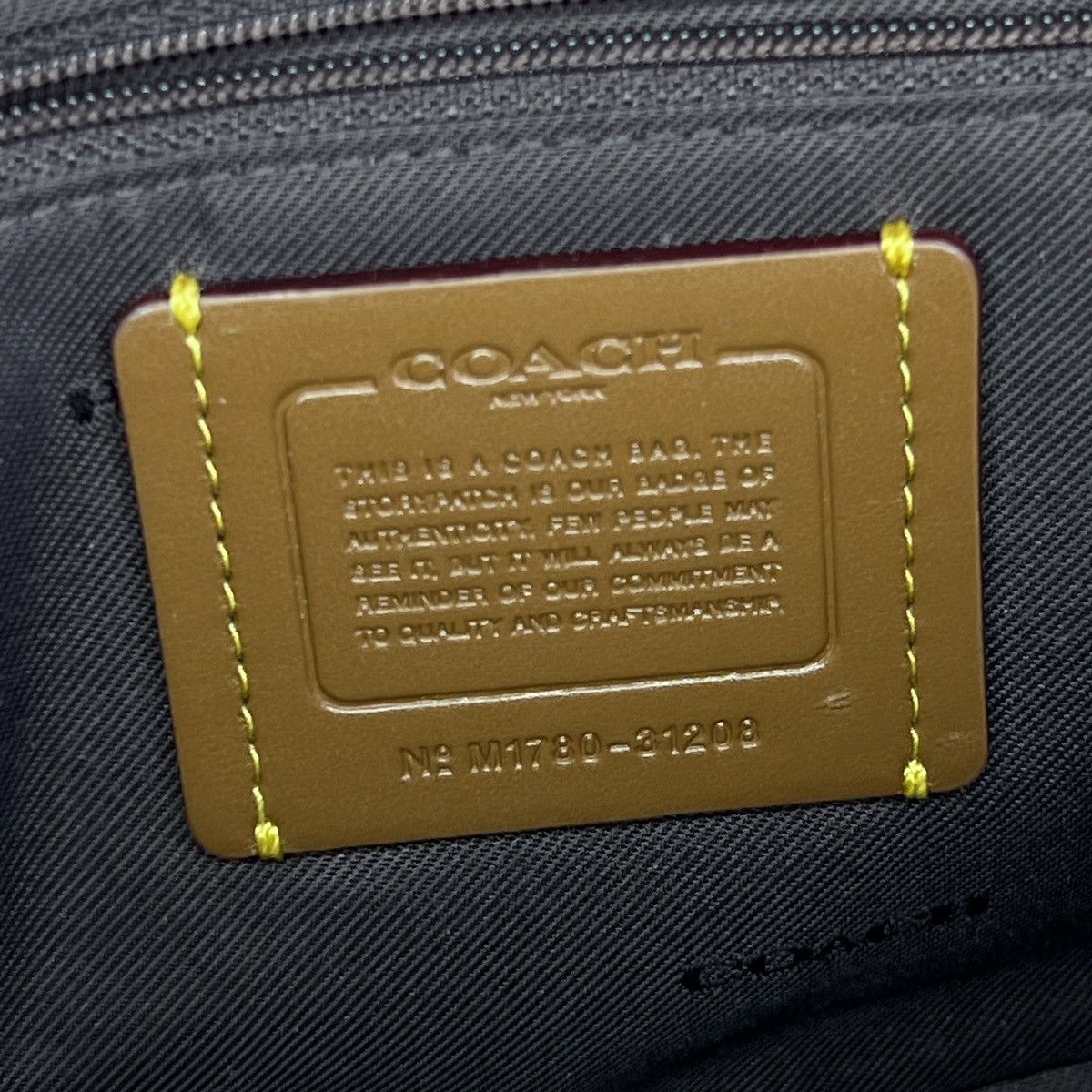 Coach × Designer Coach Mini Crossbody Bag Leather Monogram Brown Beige Size ONE SIZE - 13 Thumbnail
