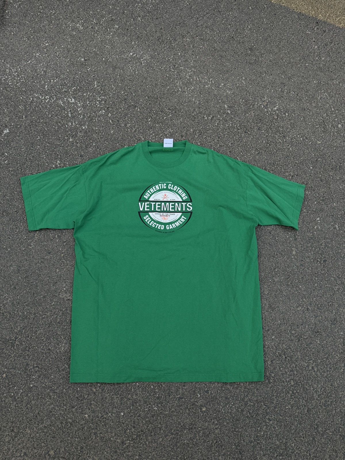 Vetements Vetements SS20 "Beer" Tshirt Sz.M Size US M / EU 48-50 / 2 - 2 Thumbnail