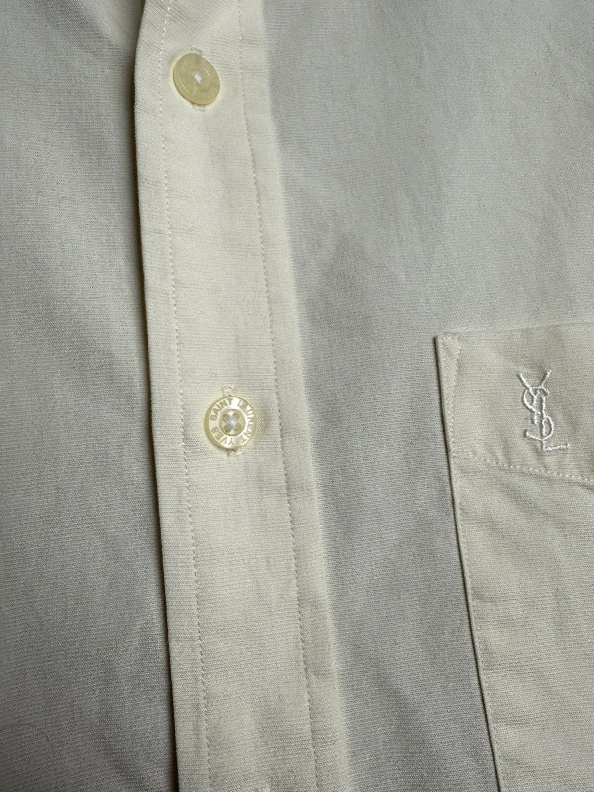 Yves Saint Laurent Yves Saint Laurent YSL shirt Size US XL / EU 56 / 4 - 6 Thumbnail