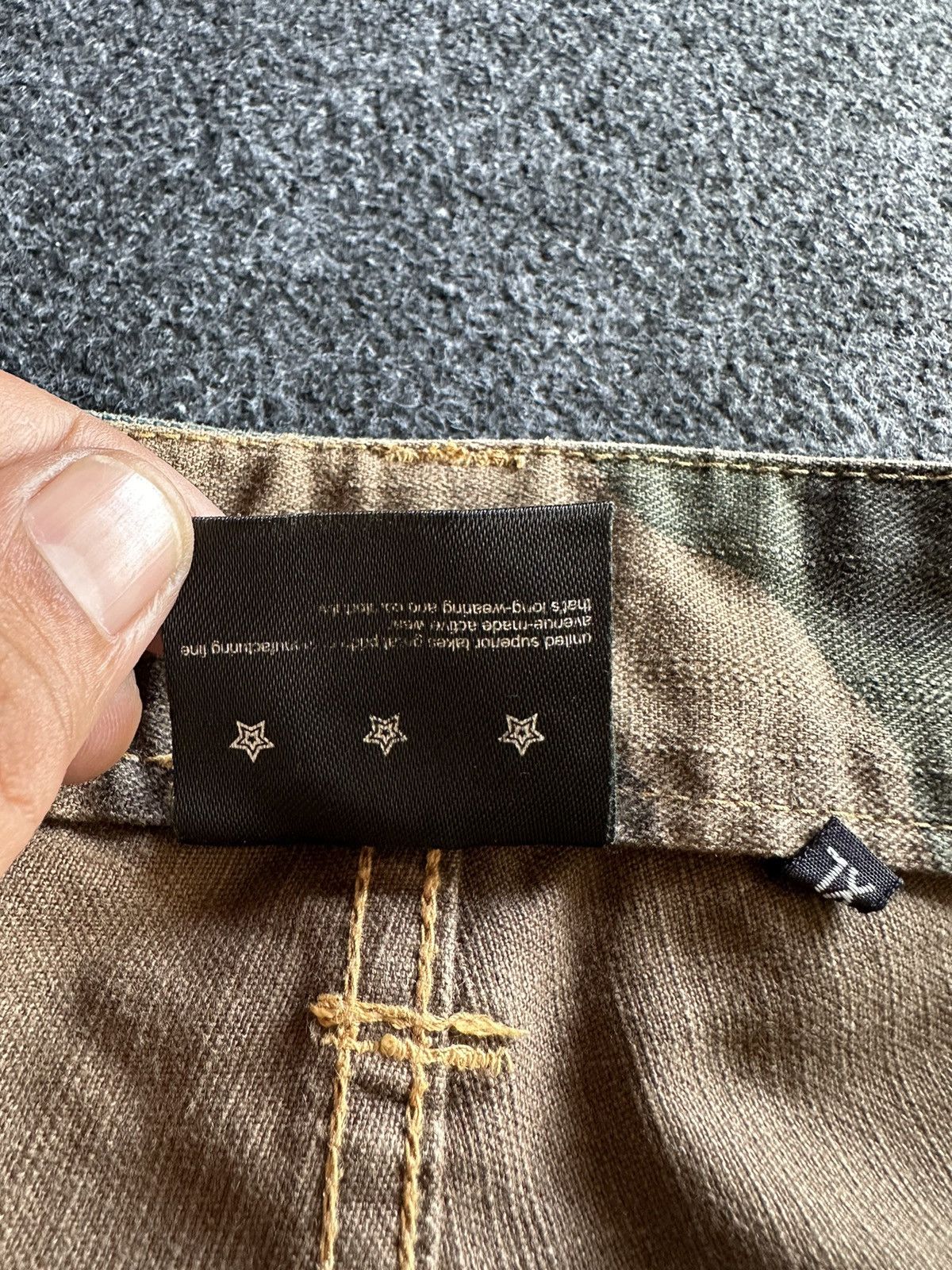 14th Addiction United Superior Baggy Rusty Mudwash Denim W34 D127 Size US 34 / EU 50 - 13 Thumbnail