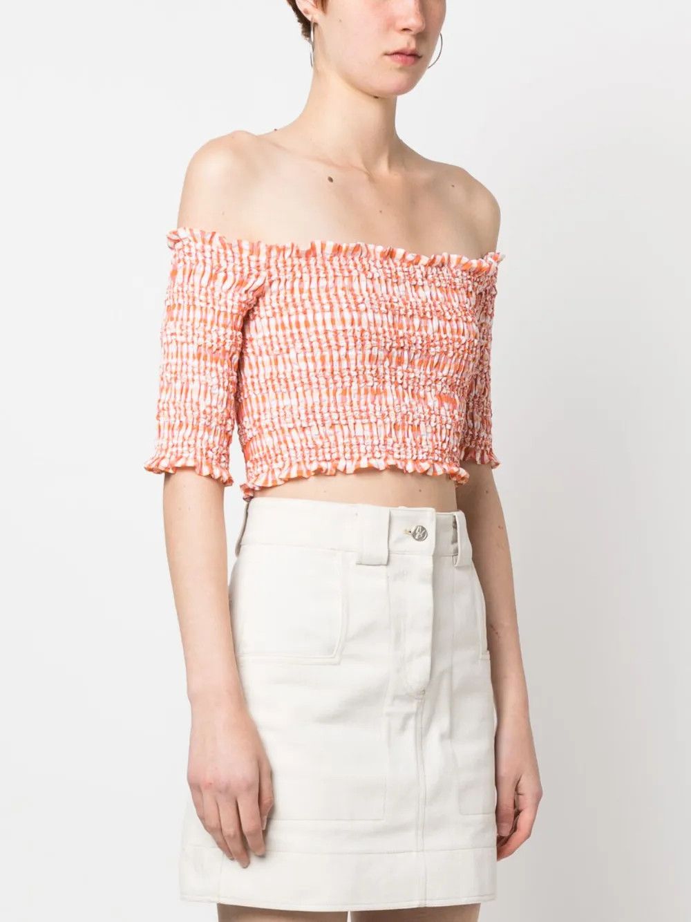 Kenzo o1y1025 Crop Top in Multicolor Size L / US 10 / IT 46 - 3 Thumbnail