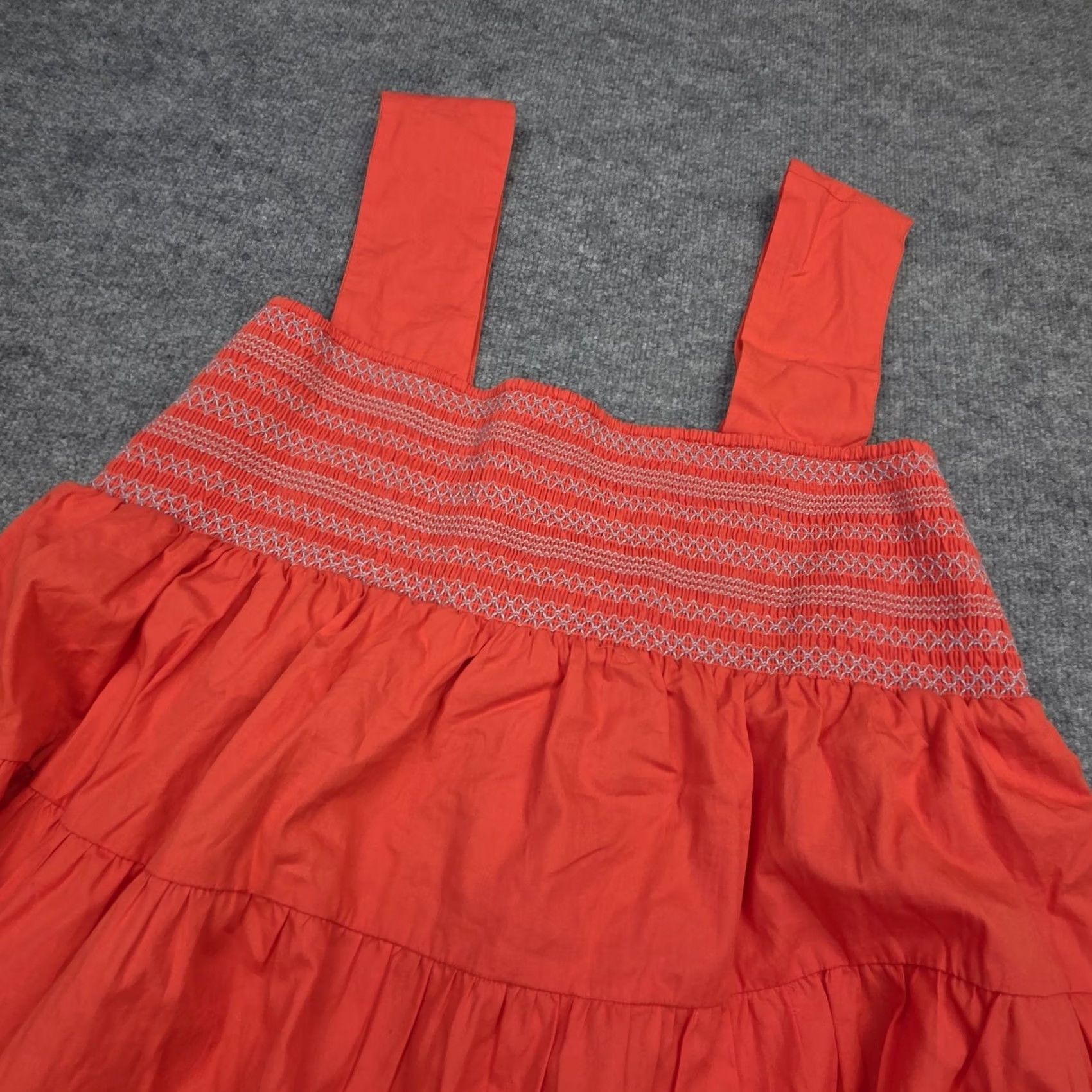 Mare Mare Square-Neck Linen A-Line Mini Dress