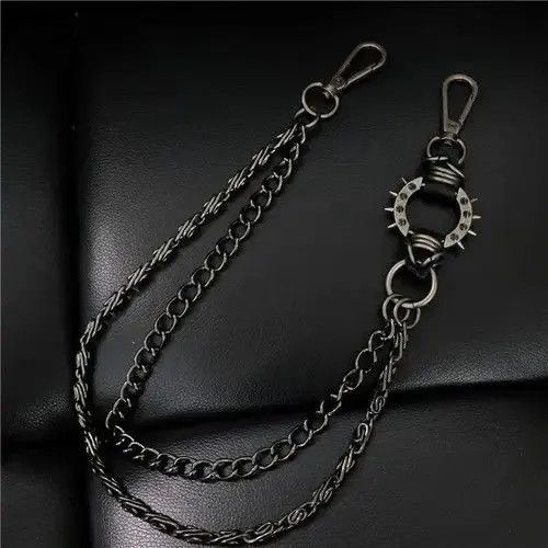 VIBE 2 Layer Waist Punk Wallet Chain Size ONE SIZE - 4 Thumbnail