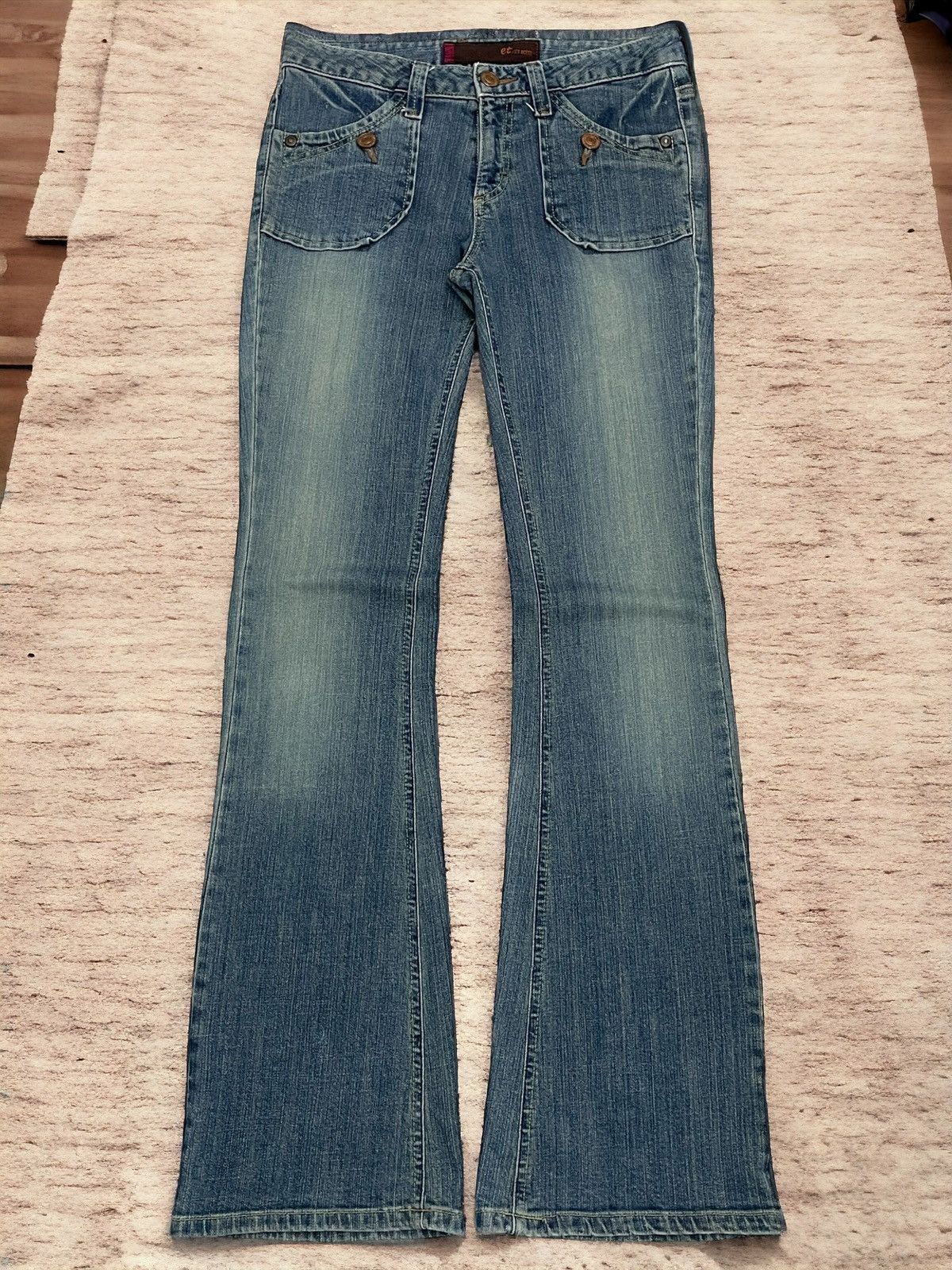 Japanese Brand × Tornado Mart et/ET BOÎTE Mud Wash Old Vintage Flare Nippon Denim Size US 28 / EU 44 - 1 Thumbnail