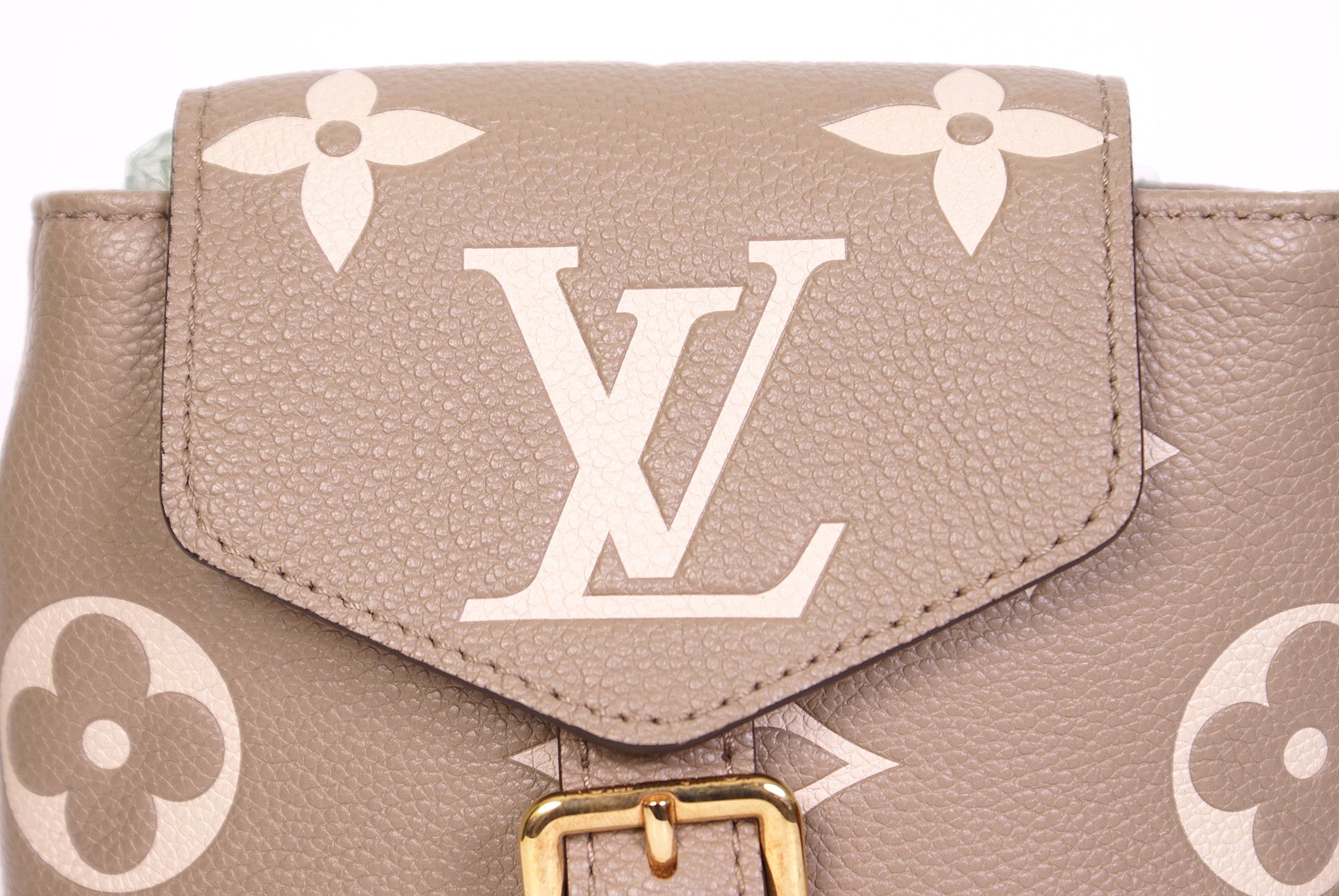 Louis Vuitton Louis Vuitton Tiny Backpack Monogram Empreinte Beige Cream Size ONE SIZE - 3 Thumbnail
