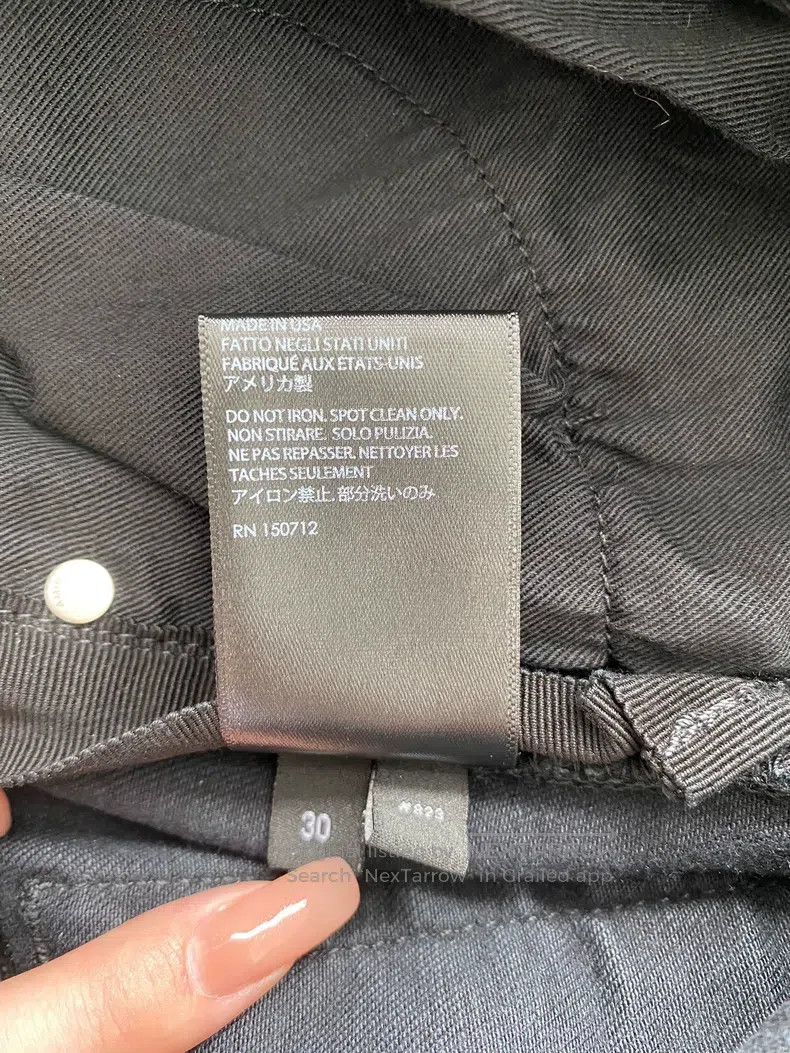 Amiri Amiri Size 30 Washed black and pink cashew flower patchwork Size US 30 / EU 46 - 5 Thumbnail