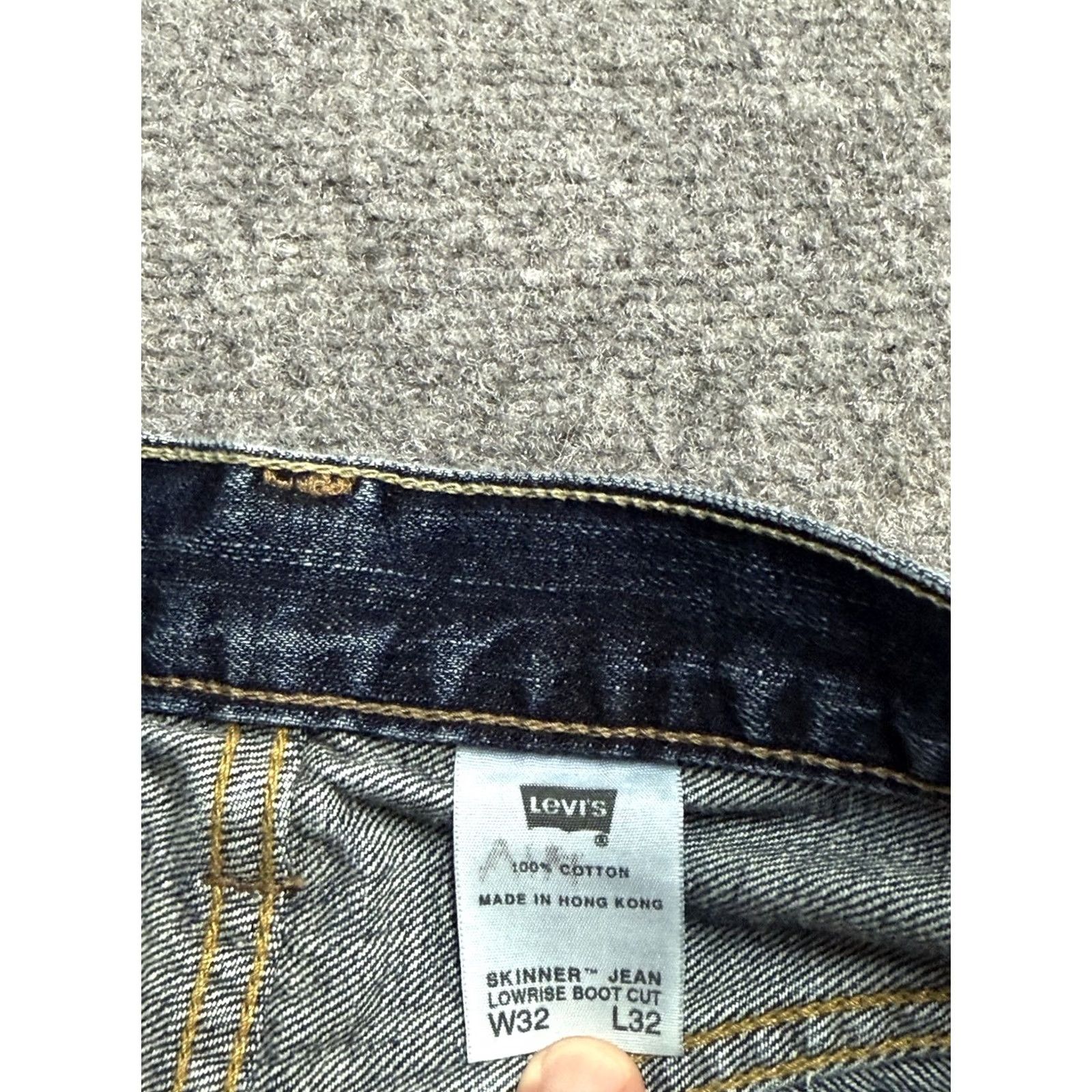 Levi's Levi's Skinner Jeans 30 x 28 Button Fly Low Rise Bootcut Vintage Hong Kong Men Jeans Regular 30 Blue Figure 80s 90s Size US 30 / EU 46 - 7 Thumbnail