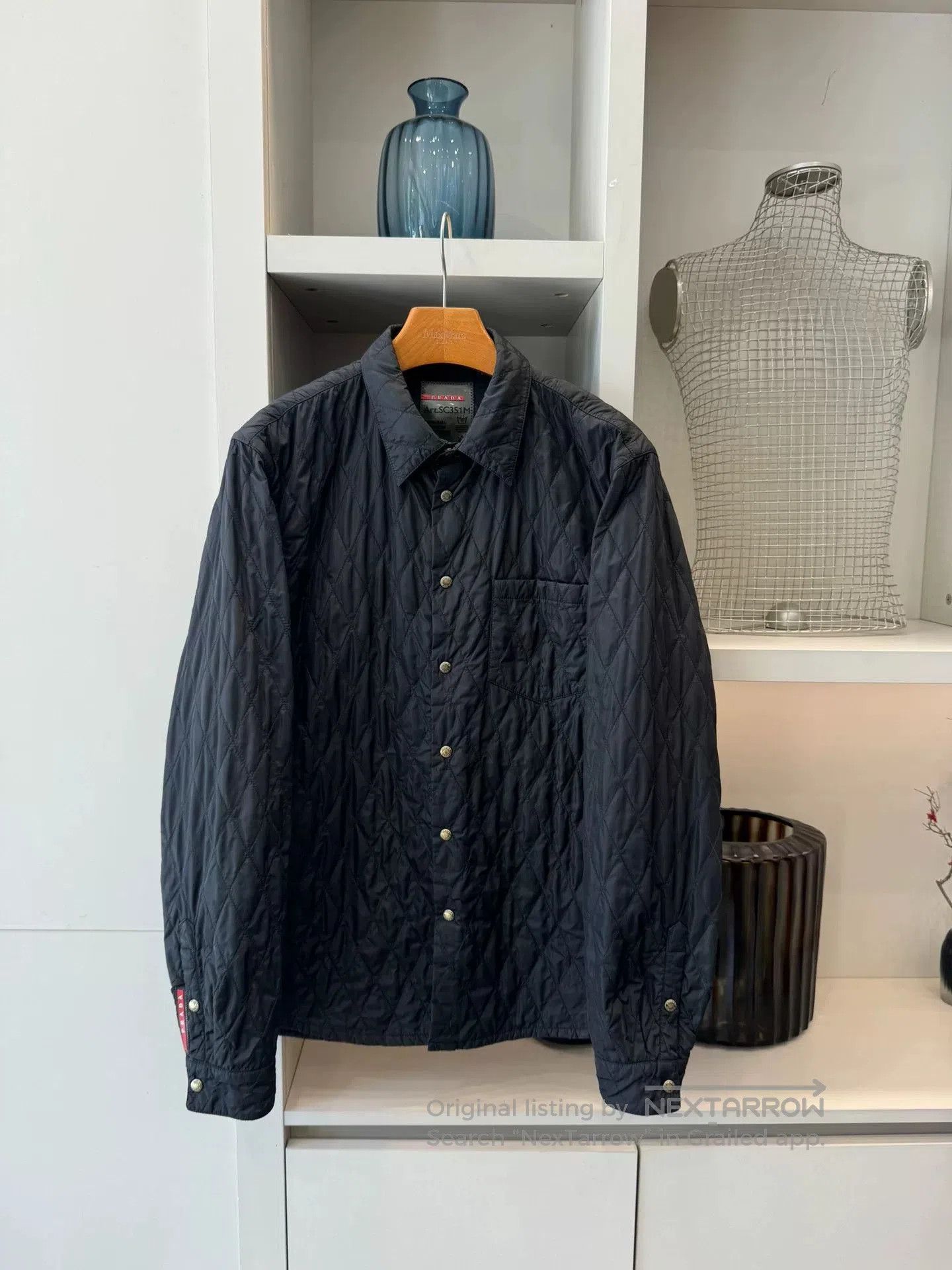 Prada PRADA Quilted Light Cotton Jacket. Size US L / EU 52-54 / 3 - 1 Thumbnail