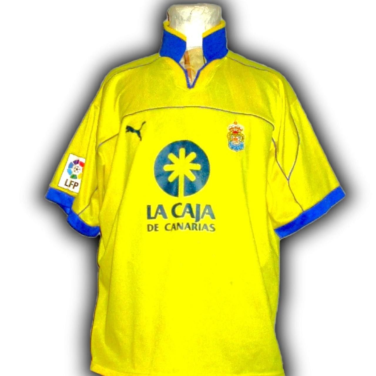 Puma UD Las Palmas Spain 2002 2003 Home Shirt Jersey Size US L / EU 52-54 / 3 - 1 Thumbnail