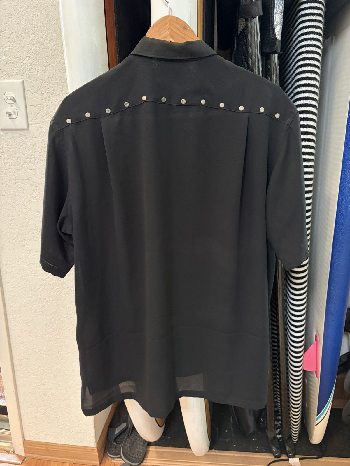 Junya Watanabe SS03 Back Stud Button Shirt Size US L / EU 52-54 / 3 - 1 Thumbnail