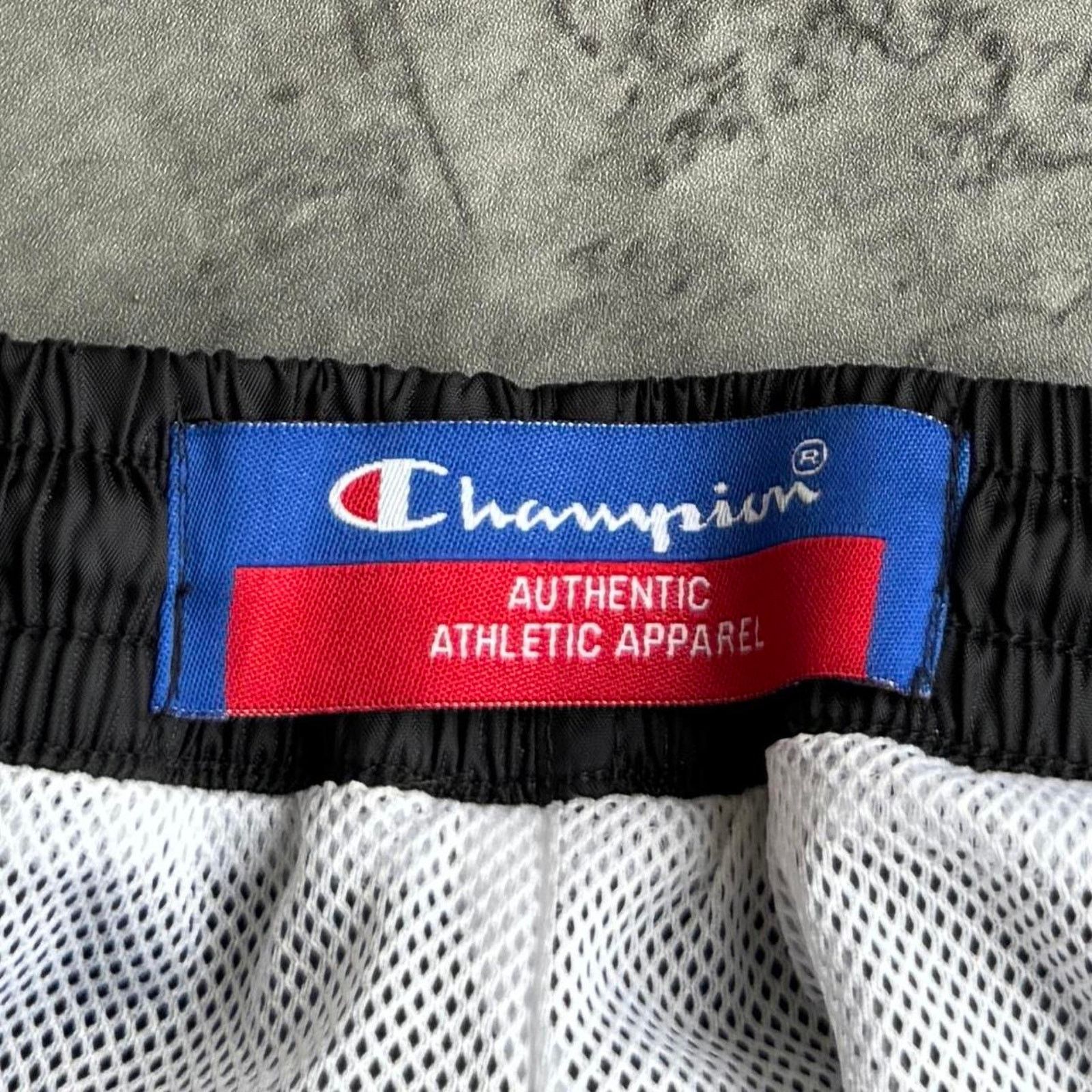 Champion × Playboi Carti × Vintage Vintage Y2K Champion Tonal Black Grunge Opium Trackpants Size US 34 / EU 50 - 4 Thumbnail