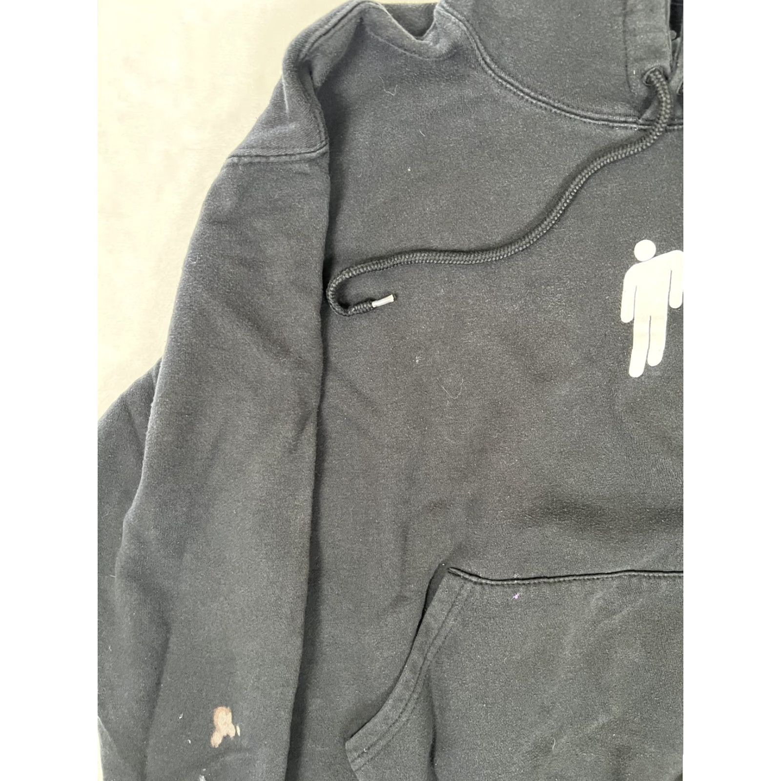 Vintage Billie Eilish Hoodie Mens Small Black Blohsh Logo Graphic Pullover Size US S / EU 44-46 / 1 - 6 Thumbnail