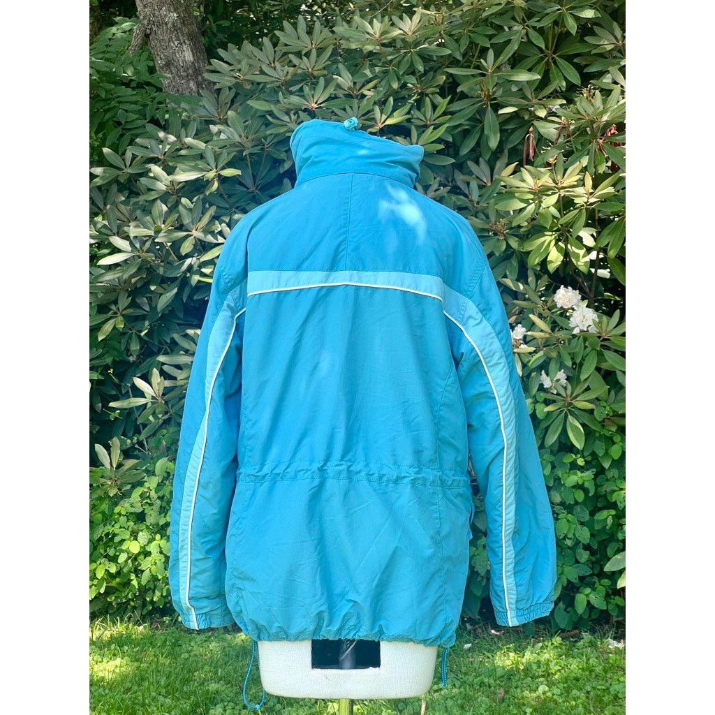 L.L. Bean Womens LL Bean Winter Ski Jacket W/ Liner M Petite Teal Blue Size M / US 6-8 / IT 42-44 - 7 Thumbnail
