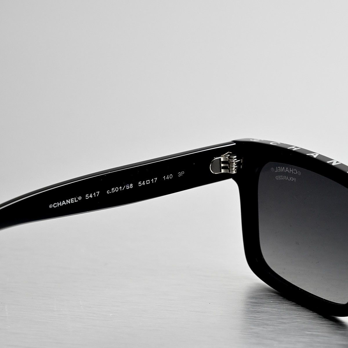 Chanel CHANEL 0CH5417 C501S8 BLACK GREY SUNGLASSES Size ONE SIZE - 7 Thumbnail