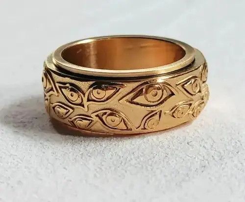Designer Eye of Illusion Rotation Ring Size ONE SIZE - 4 Thumbnail