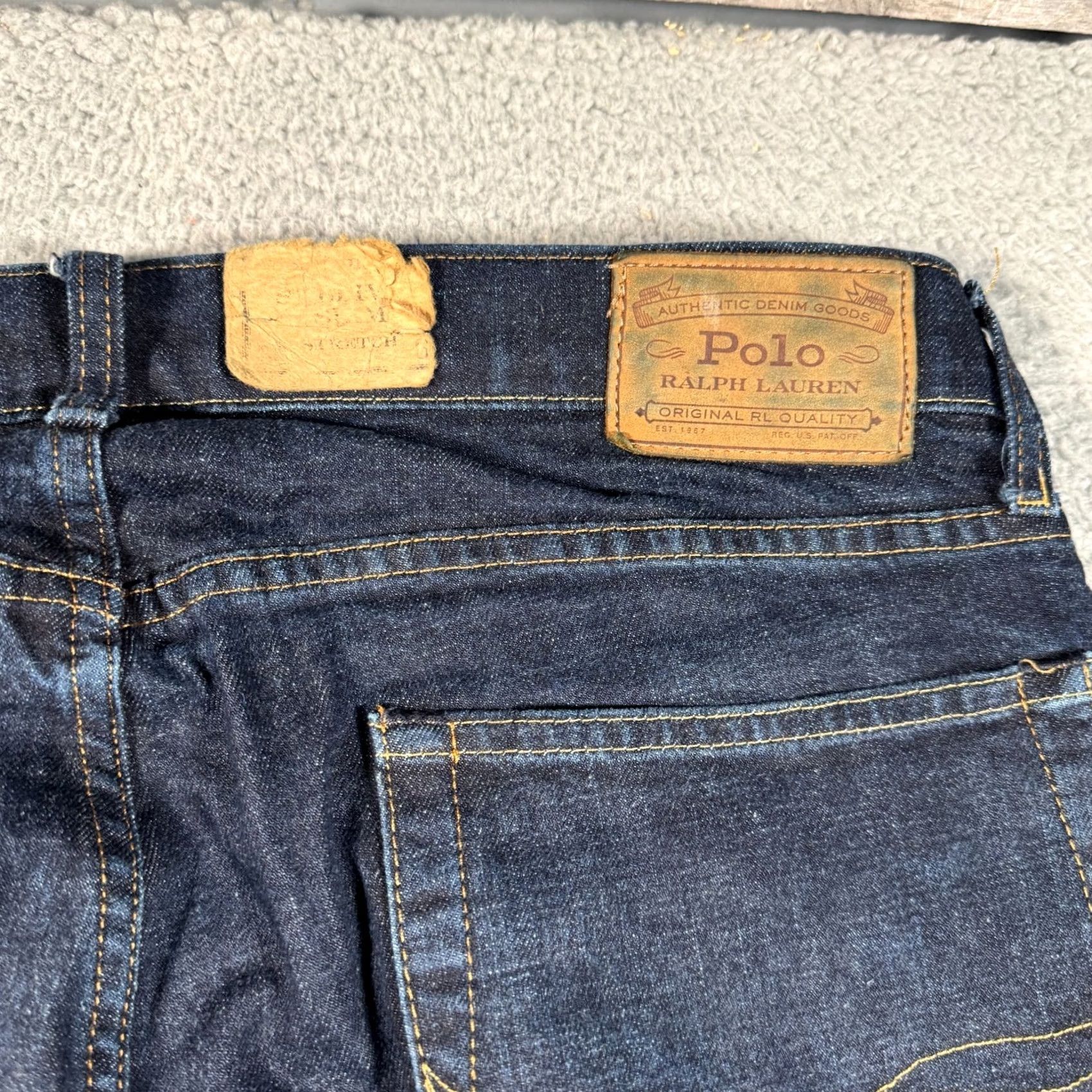 Polo Ralph Lauren Polo Ralph Lauren Jeans Men 38x29 Blue Denim Straight Slim Stretch Sullivan NWT Size US M / EU 48-50 / 2 - 6 Thumbnail