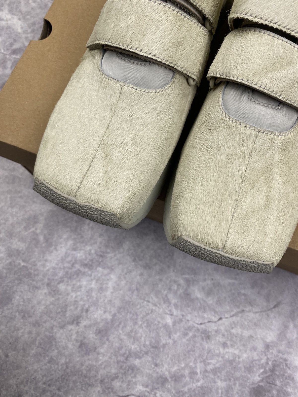 Eckhaus Latta Ugg X Eghaus Latta Square Toe Leather Low Top Sneakers 38 Size US 8 / IT 38 - 3 Thumbnail