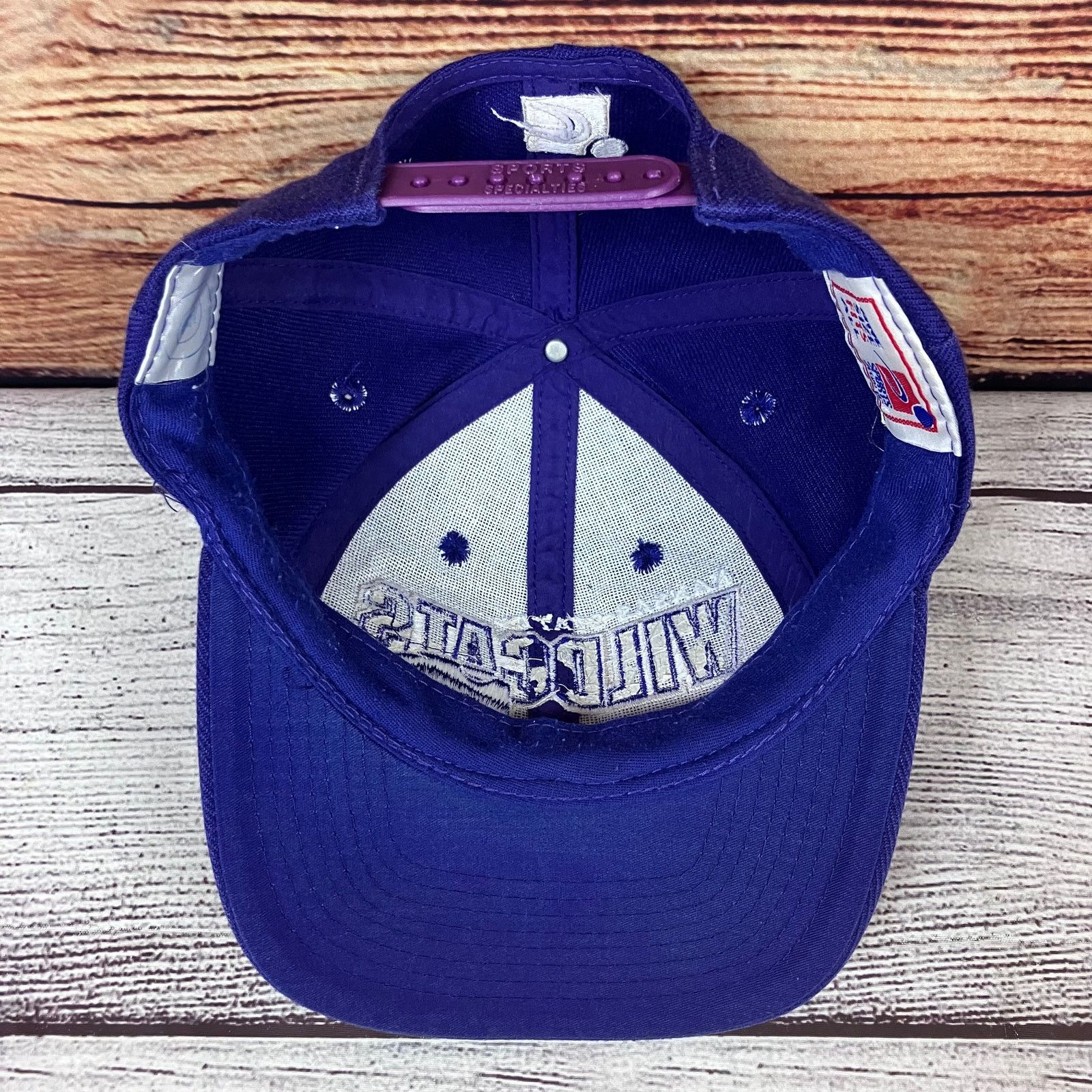 Sports Specialties × Vintage 1990s Kansas State Wildcats Sports Specialties Snapback Hat Size ONE SIZE - 5 Thumbnail