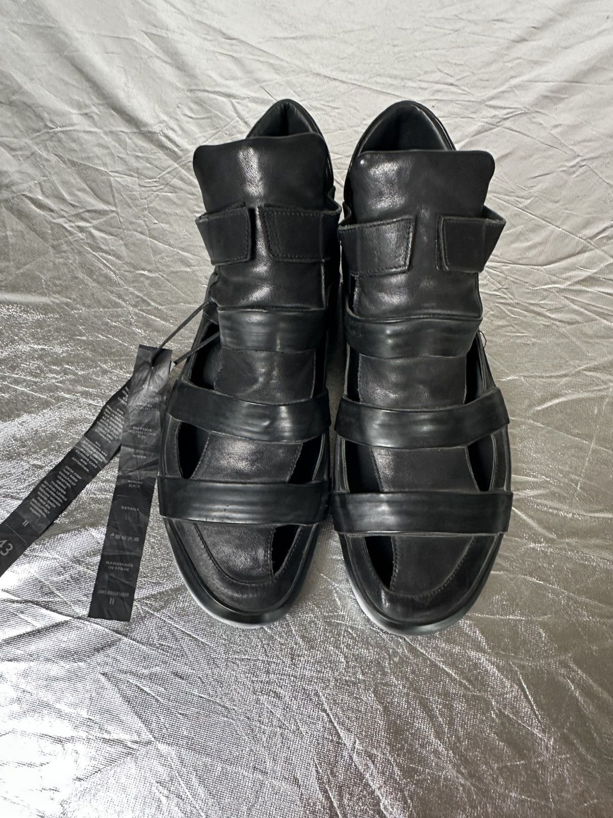 Boris Bidjan Saberi leather summer sneakers Size US 10.5 / EU 43-44 - 1 Thumbnail