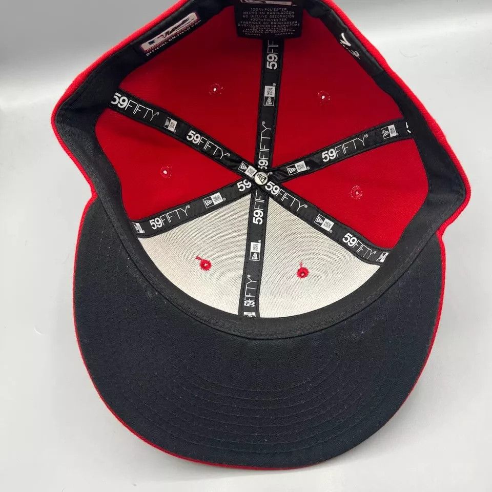 New Era Washington Hat Men 59Fifty New Era MLB Fitted Cap New Size ONE SIZE - 4 Thumbnail