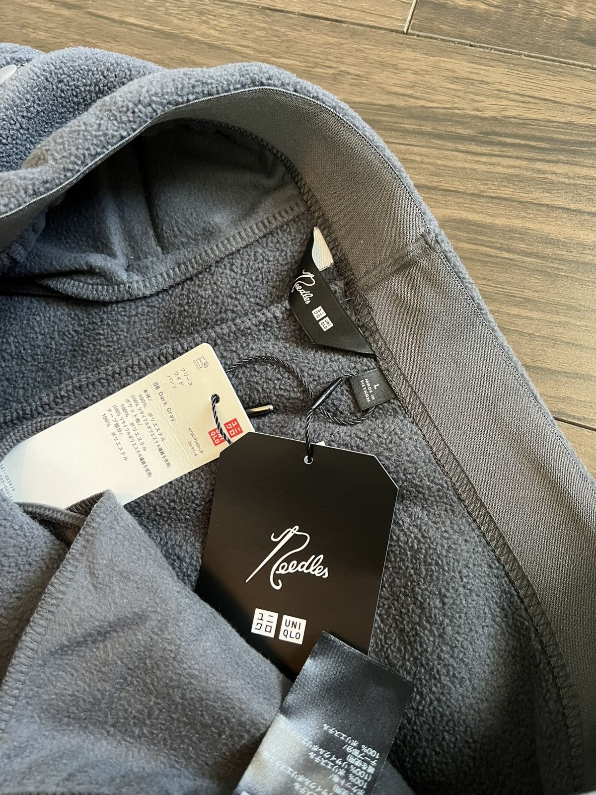 Needles × Uniqlo Brand New Grey Cozy Sweatpants! Size US 33 - 3 Thumbnail