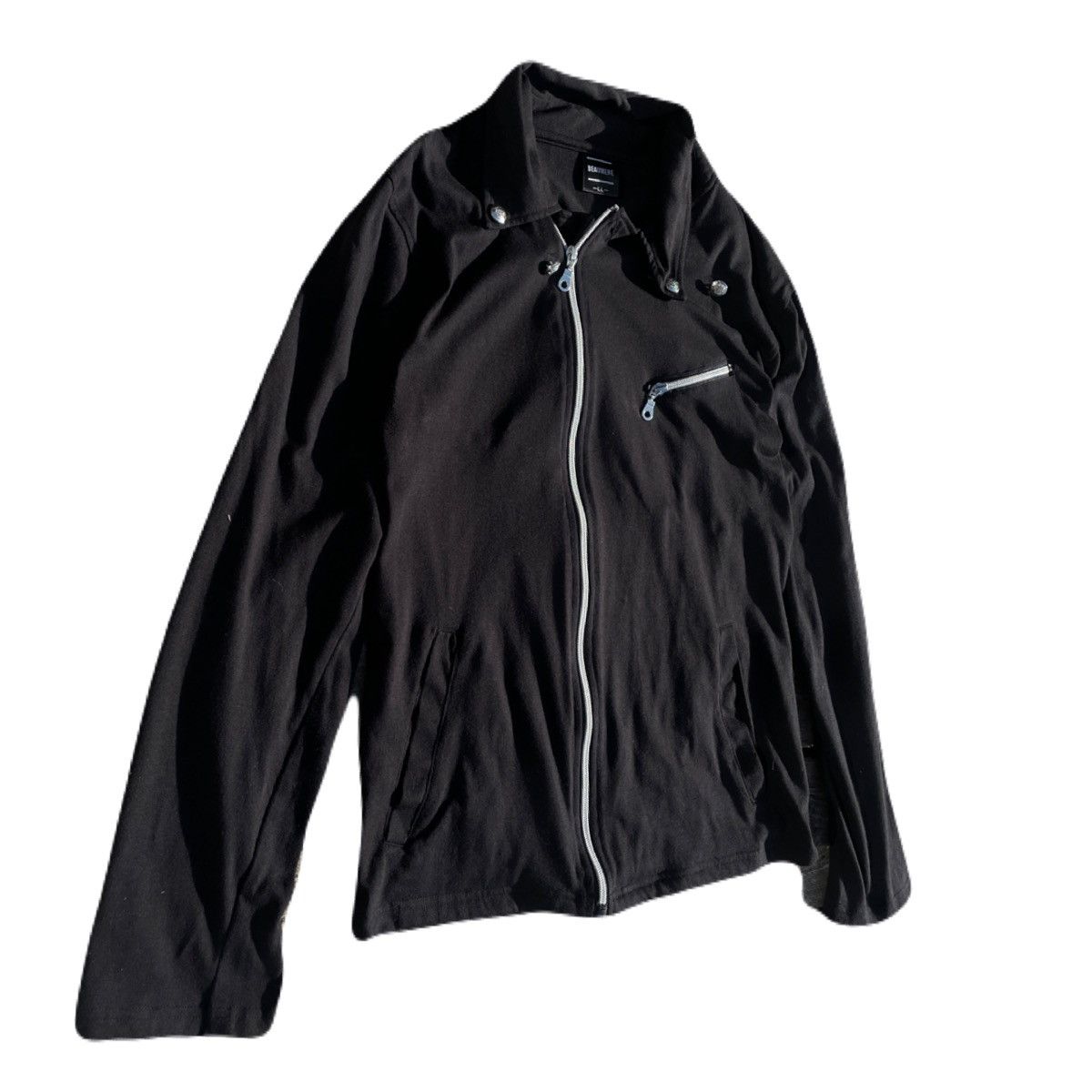 If Six Was Nine 2000s Japanese archive Vkei Zip-up Cotton Slim Jacket Y2K Size US S / EU 44-46 / 1 - 3 Thumbnail