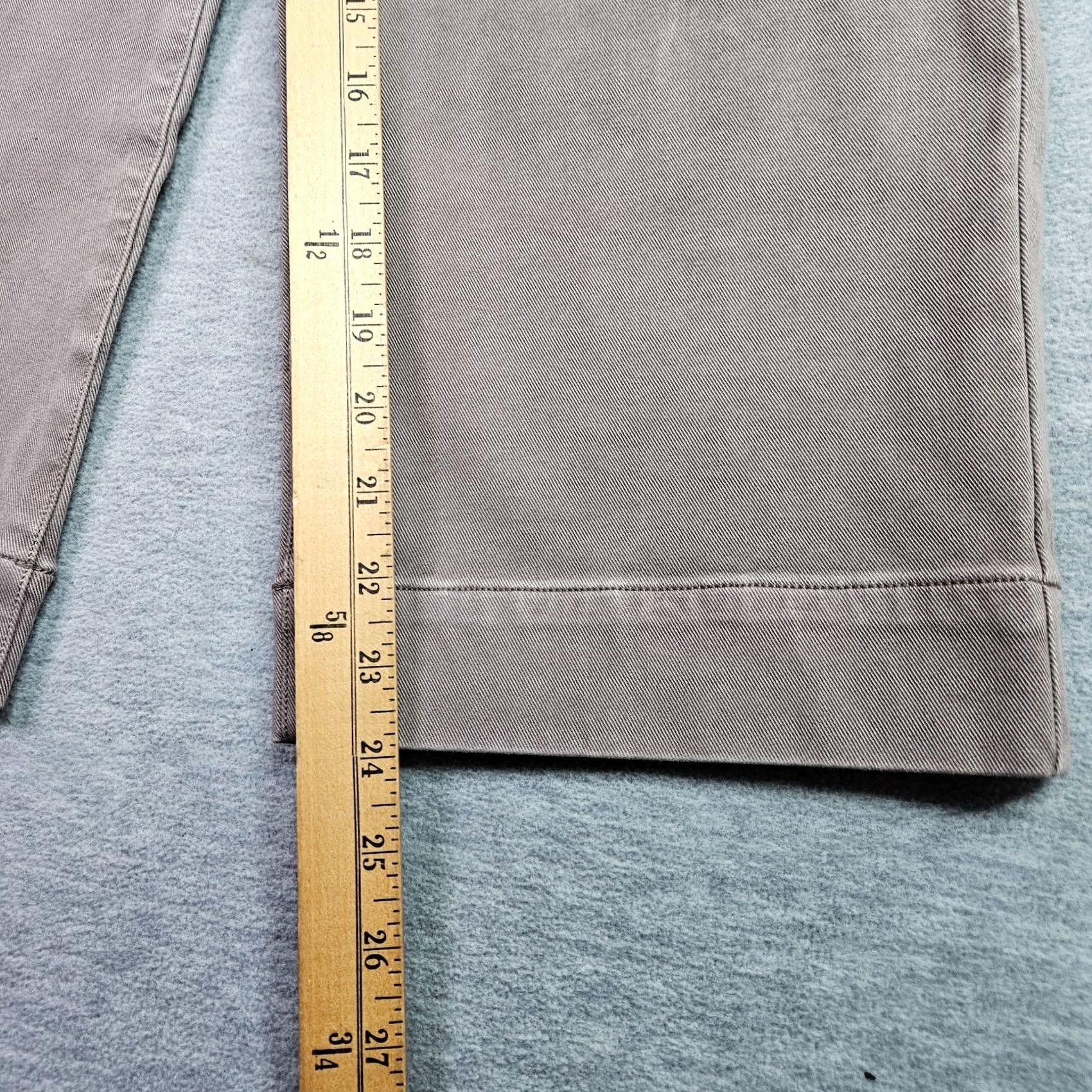 Spanx Spanx Jeans Pants Women Sz S Brown Smoke Stretch Twill Cropped Wide Leg Pull on Size 28" / US 6 / IT 42 - 4 Thumbnail
