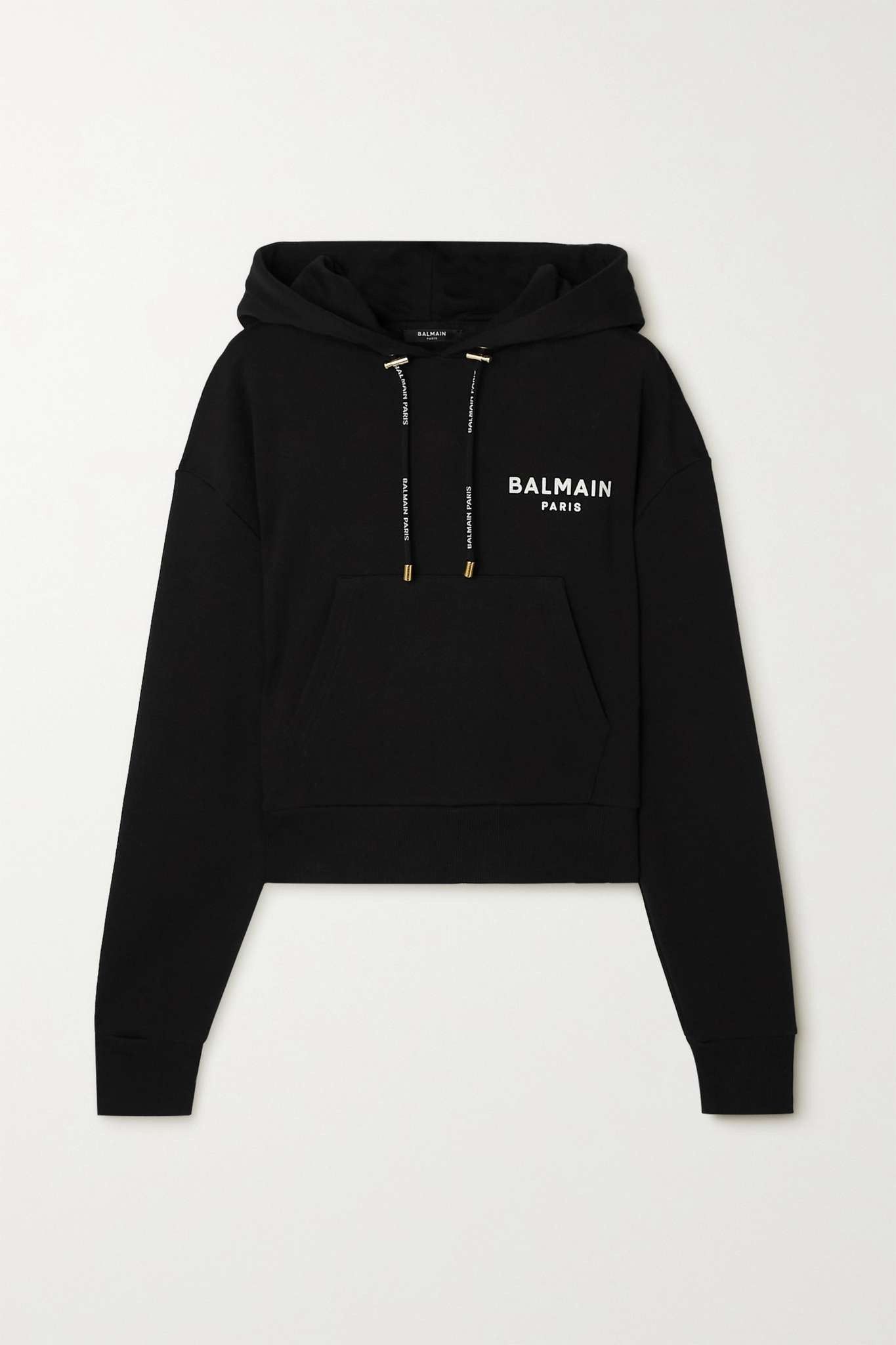 Balmain o1y0625 Logo Hoodie in Black Size XS / US 0-2 / IT 36-38 - 1 Thumbnail