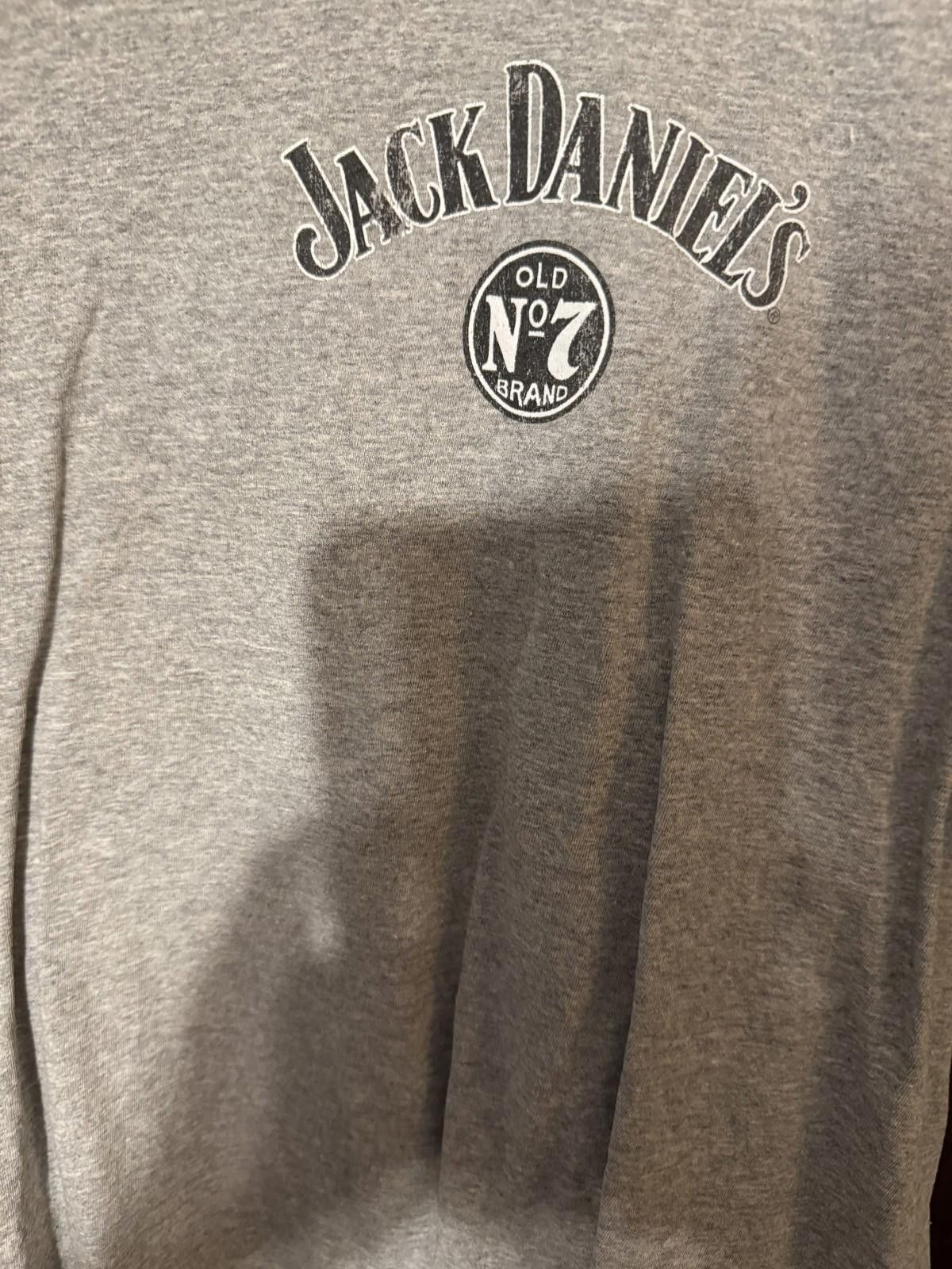 Other Jack Daniels Old Number 7 Gray T-Shirt Men Size XXL Size ONE SIZE - 3 Thumbnail