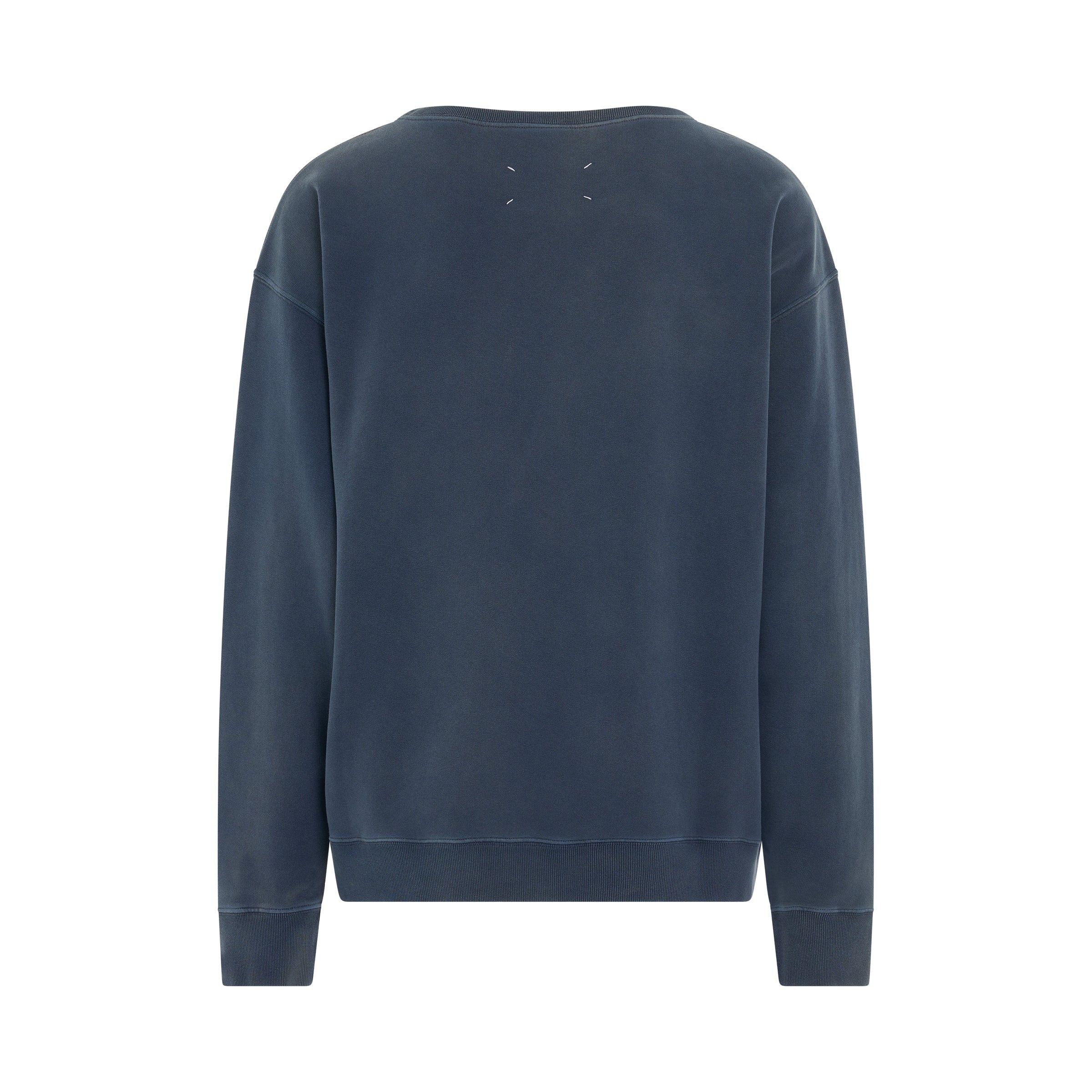 Maison Margiela o1mris0824 Sweatshirt in Blue Size US M / EU 48-50 / 2 - 3 Thumbnail