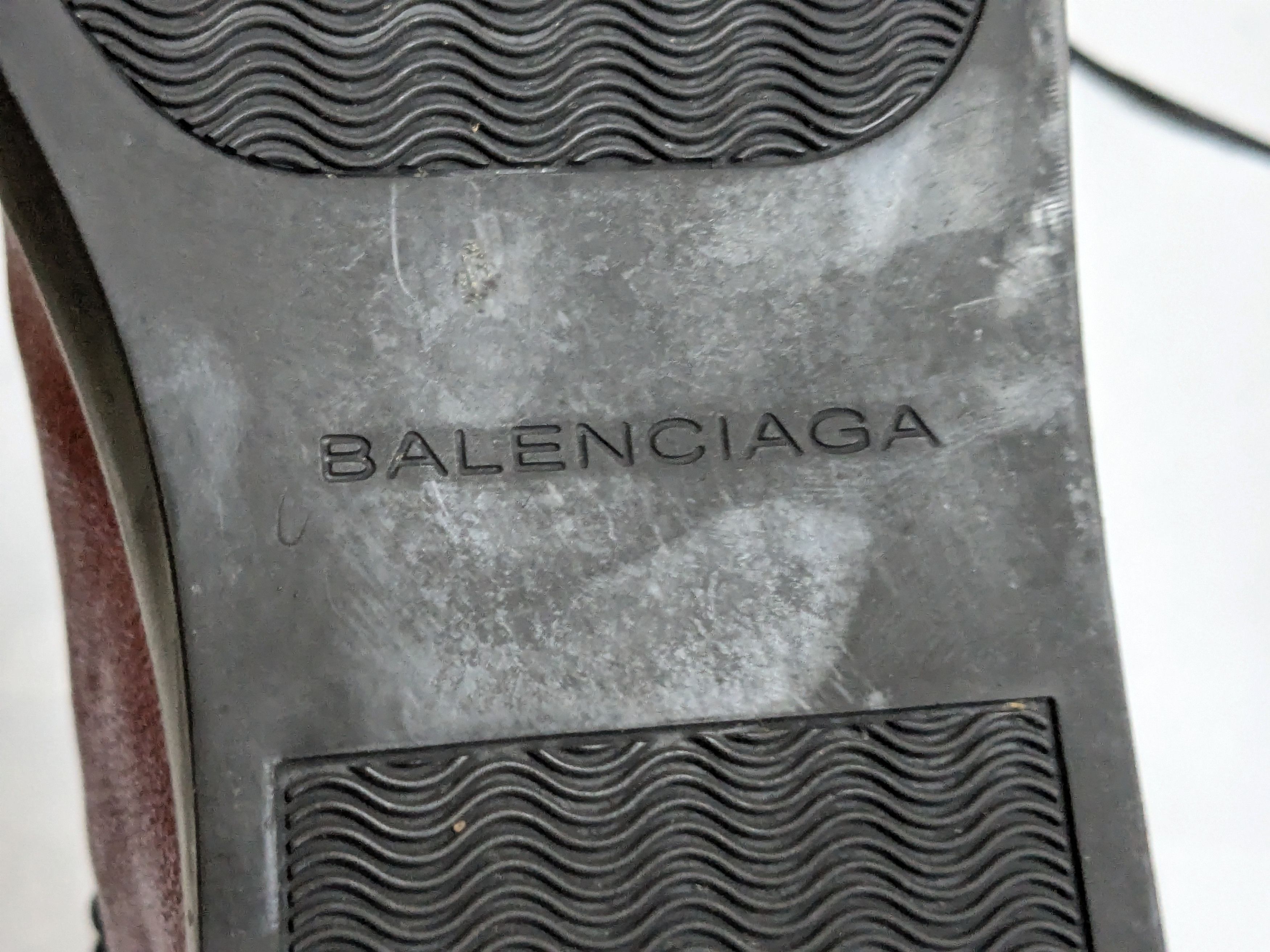 Balenciaga Balenciaga Arena Red 12 High Top Leather Black Size US 12 / EU 45 - 14 Thumbnail