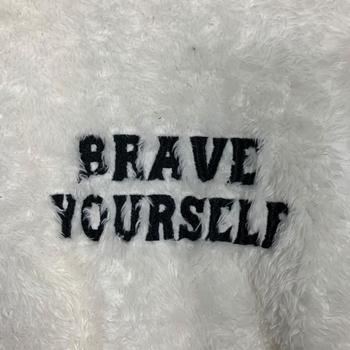 Japanese Brand BRAVE YOURSELF Big Logo Pullover Fleece Sweatshirt 2301-C102 Size US L / EU 52-54 / 3 - 9 Thumbnail
