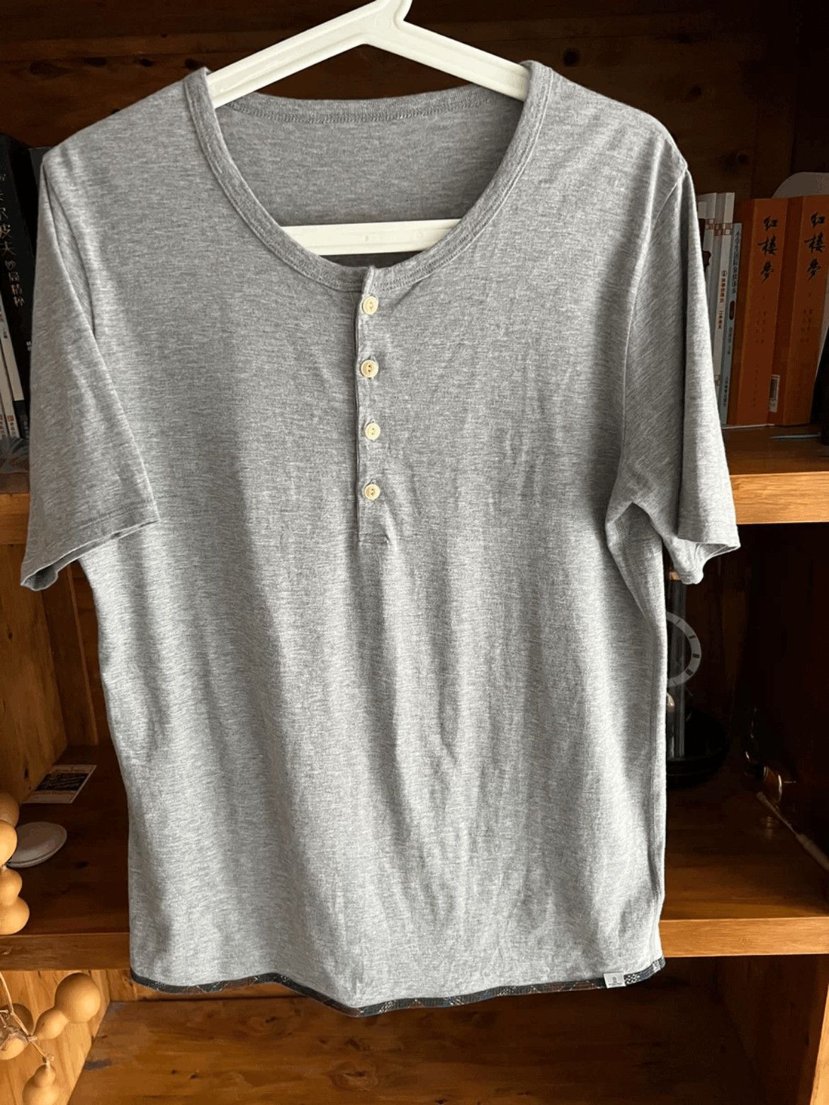 Visvim Sz 2 Visvim 13SS Classic Henry Neck Tee Size US M / EU 48-50 / 2 - 4 Thumbnail