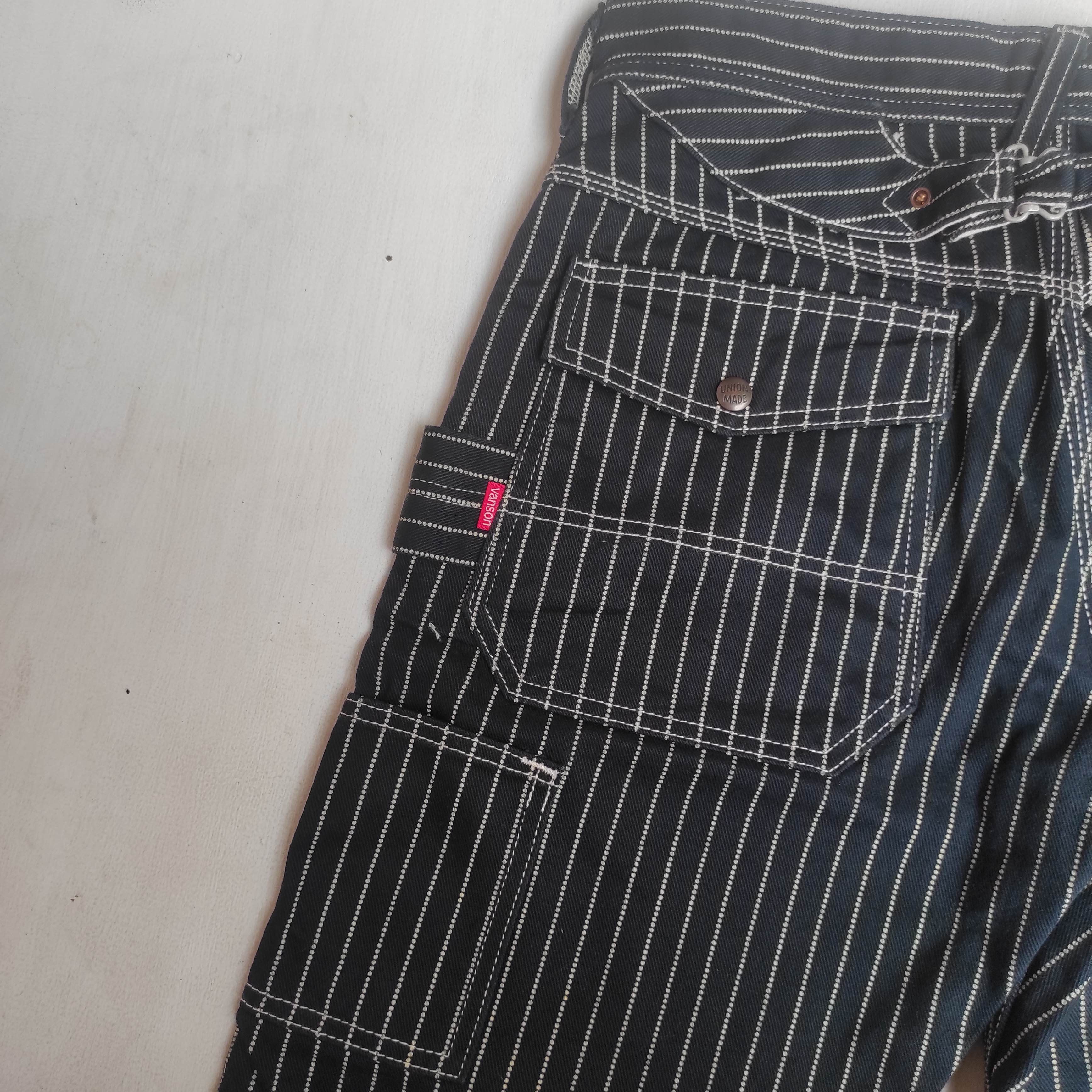 Vanson Leathers Vanson Leather Carpenter Hickory Stripe Pants Size US 30 / EU 46 - 6 Thumbnail