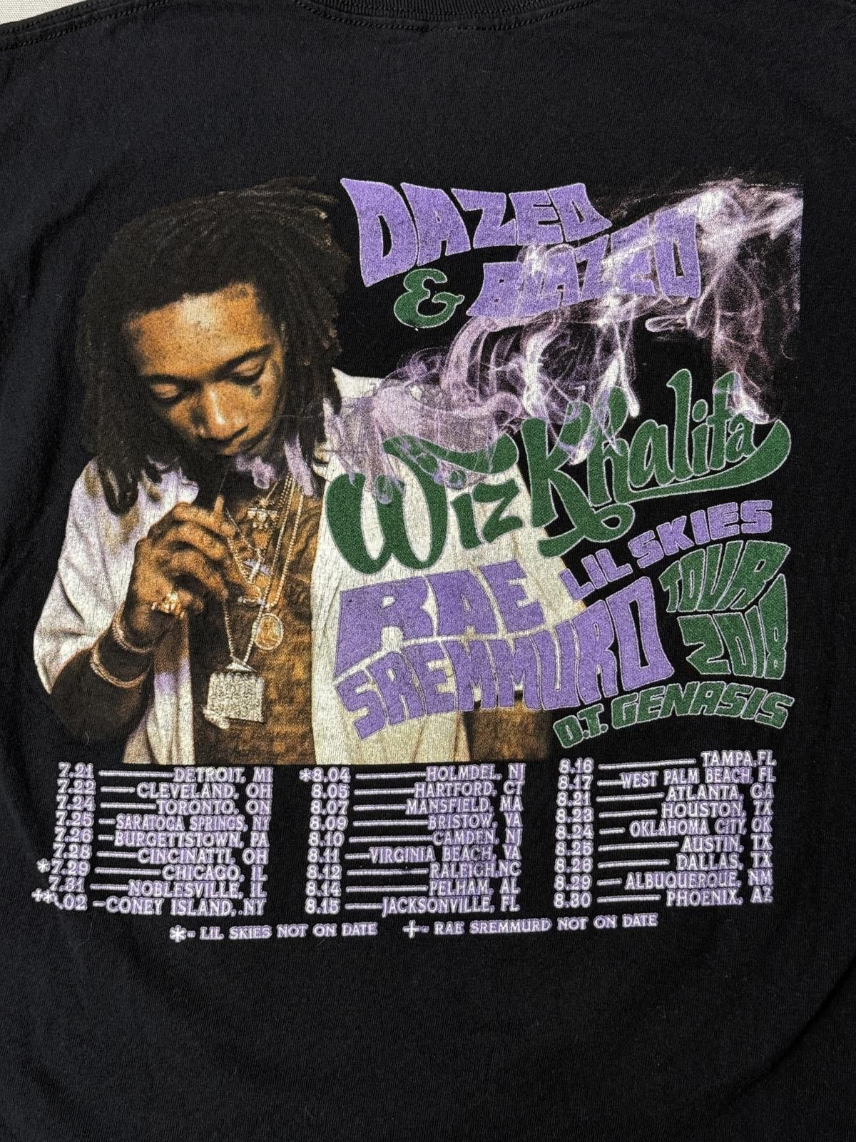 Gildan Wiz Khalifa Tour T-shirt Rae Sremmurd 2018 Tour Tee - M Size US M / EU 48-50 / 2 - 5 Thumbnail