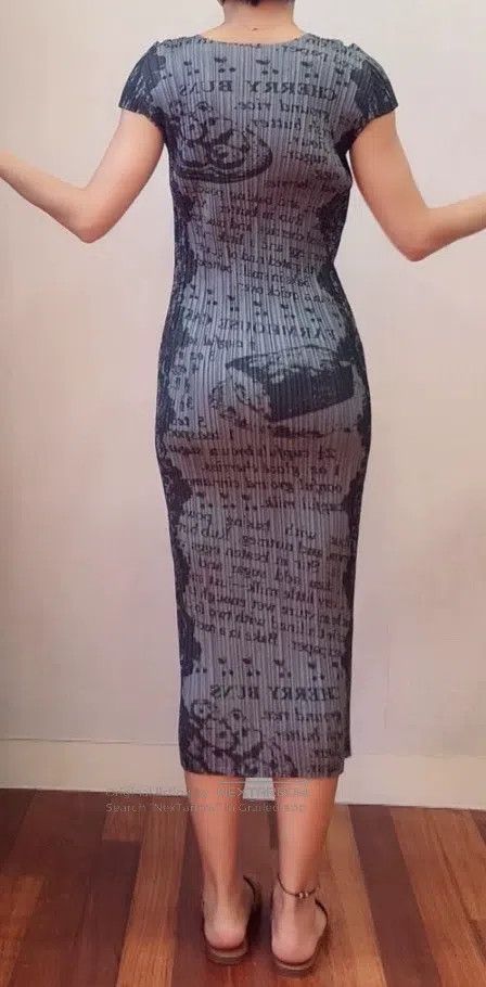 Issey Miyake Issey Miyake Baking Recipe Print Dress Size M / US 6-8 / IT 42-44 - 4 Thumbnail