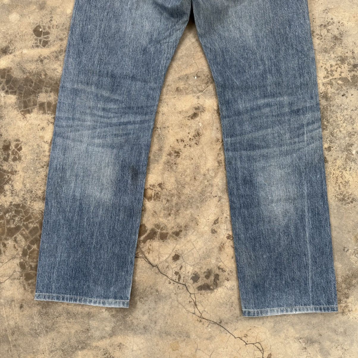 Japanese Brand VINTAGE JAPANESE SELVEDGE FADED JEAN DENIM PANTS Size US 34 / EU 50 - 10 Thumbnail