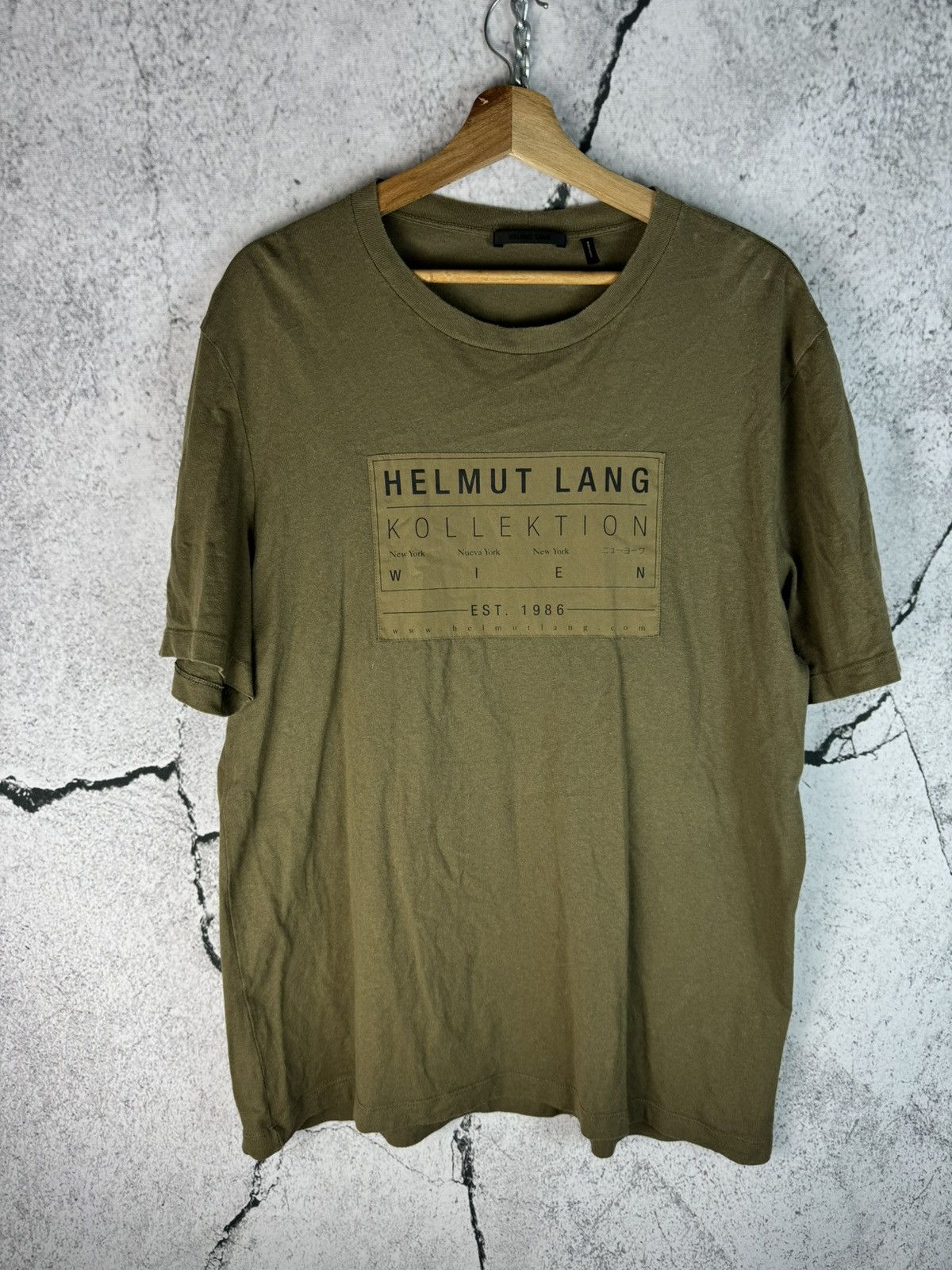 Helmut Lang Helmut Lang "Kollektion" t-shirt tee Size US L / EU 52-54 / 3 - 1 Thumbnail