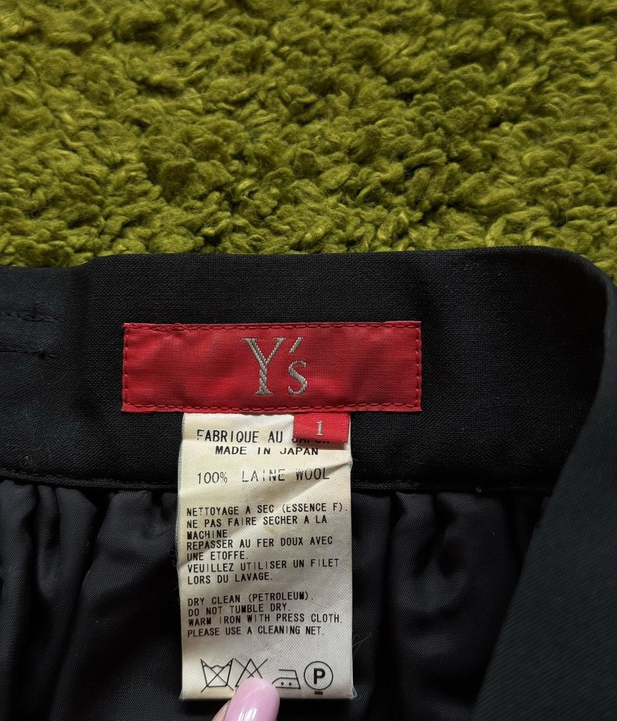 Yohji Yamamoto Yohji Yamamoto Y’s 1990s archive vtg wool set skirt blouse Size S / US 4 / IT 40 - 8 Thumbnail