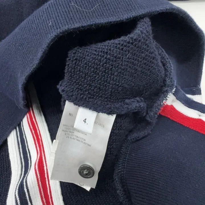 Thom Browne Thom Browne Ivy Boy Crewneck Sweatshirt in Blue -2507 Size US S / EU 44-46 / 1 - 1 Thumbnail