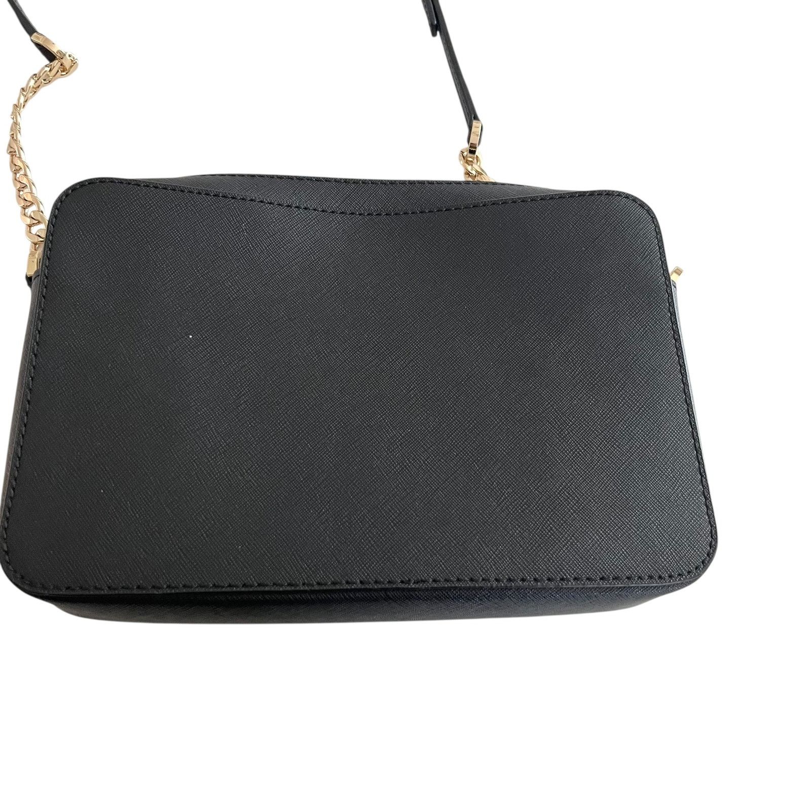 Michael Kors Michael Kors Black Jet Set Large Saffiano Crossbody Bag Size ONE SIZE - 4 Thumbnail