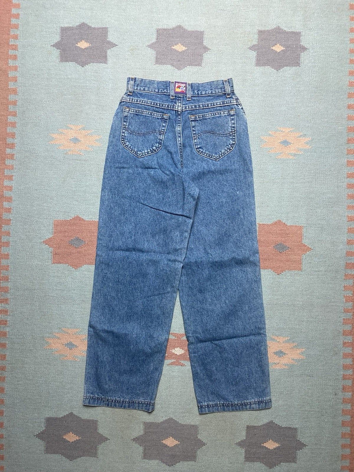 Vintage lee denim jeans straight leg Union USA women’s size 12 24x27 Size 24" / US 00 / IT 34 - 7 Thumbnail